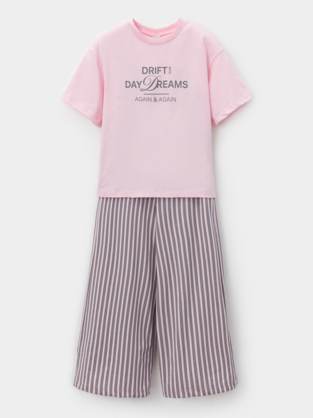 Пижама для девочки, артикул: МП 1666, цвет: светло-розовый, фото 2