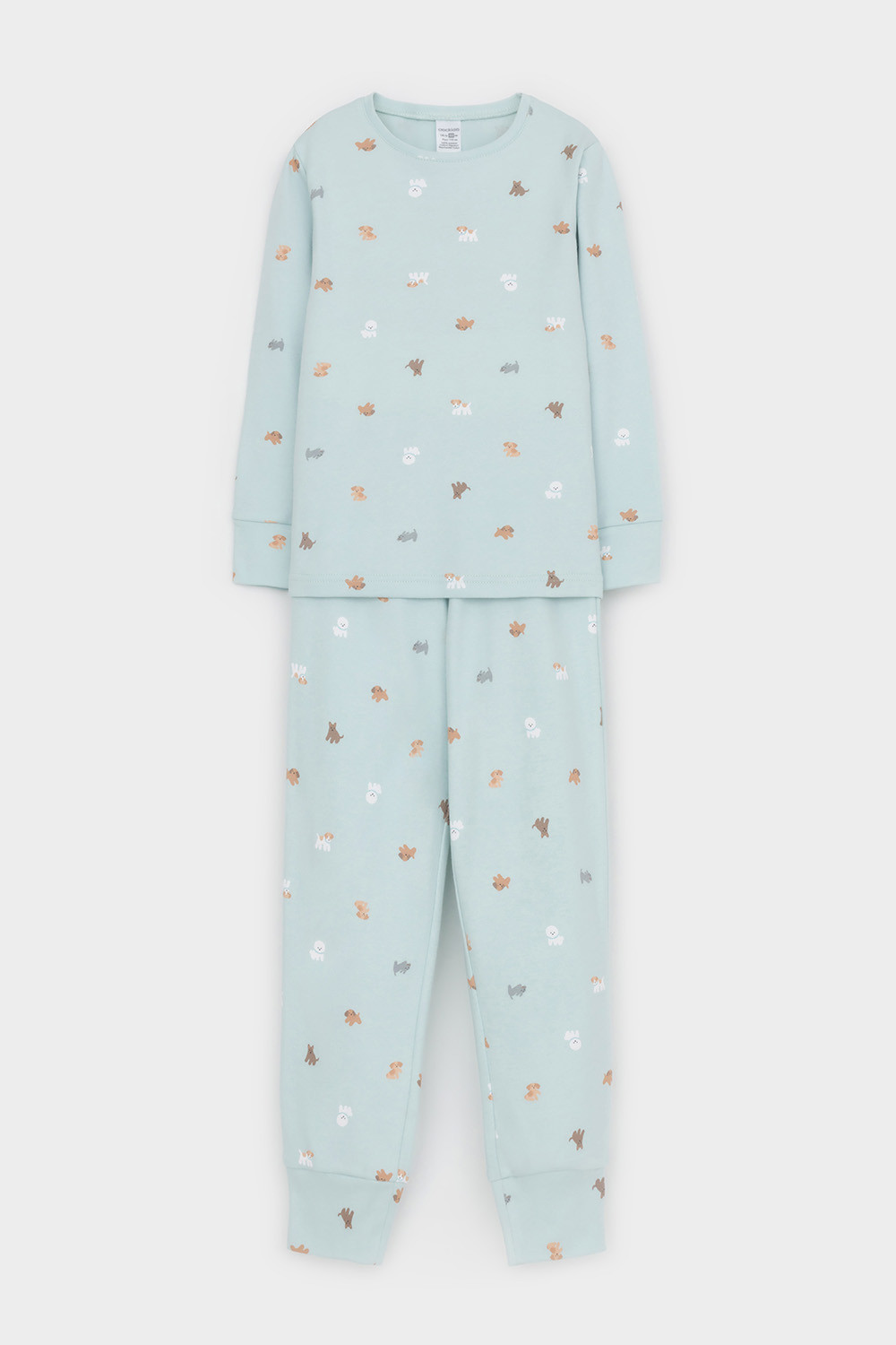 Пижама для девочки, артикул: К 1552, цвет: голубой, фото 2