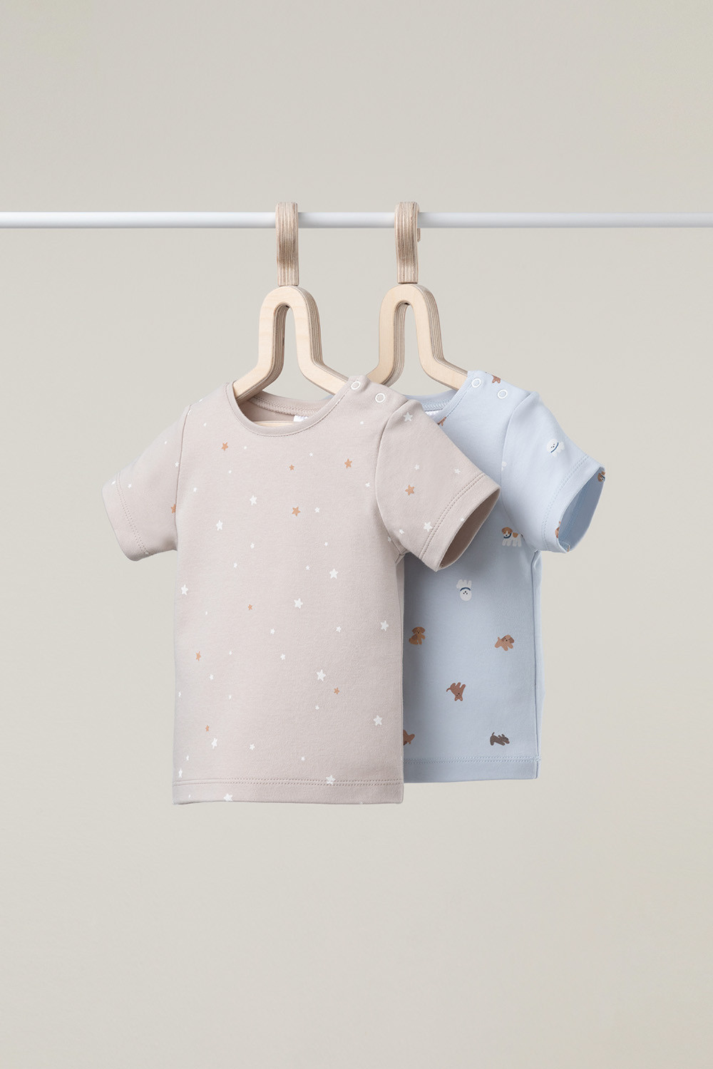 Футболка для новорожденных, артикул: К 301156-2уп, цвет: светло-серый5, фото 2