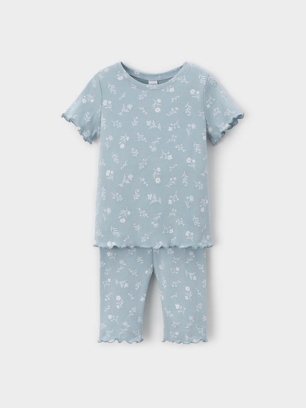 Пижама для девочки, артикул: К 1632, цвет: голубой, фото 2