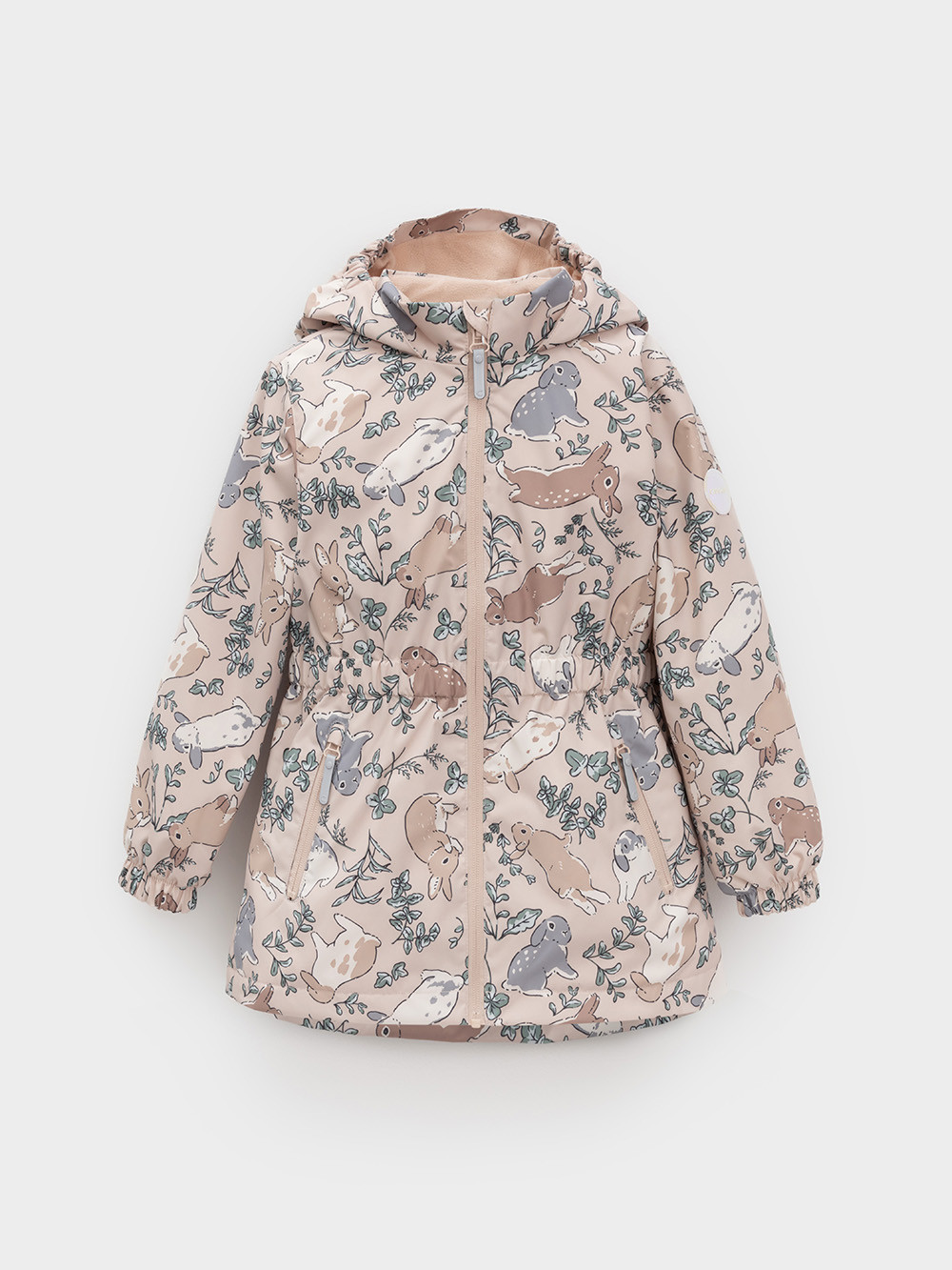 Куртка для девочки, артикул: ВК 32118/н/7 УЗГ, цвет: бежевый, фото 2