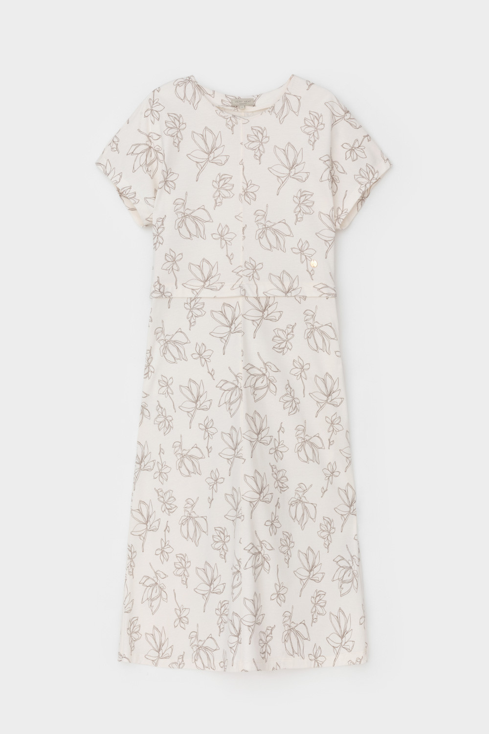 Платья женские для мам, артикул: ЕВТ 5079, цвет: бежевый, фото 2