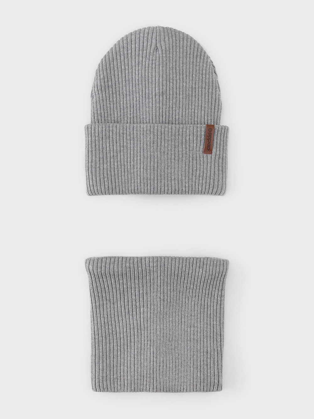 Комплект вязаный для мальчика, артикул: КВ 22019, цвет: серый, фото 2