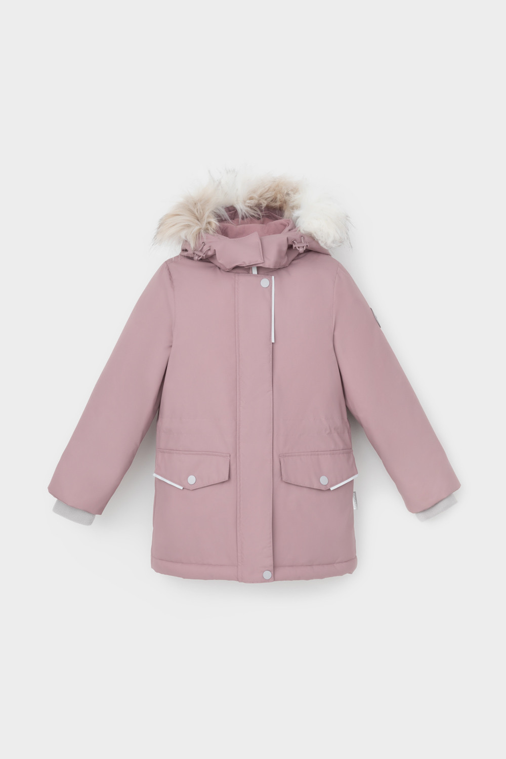 Куртка для девочки, артикул: ВК 38112/3 ГР, цвет: розовый, фото 2