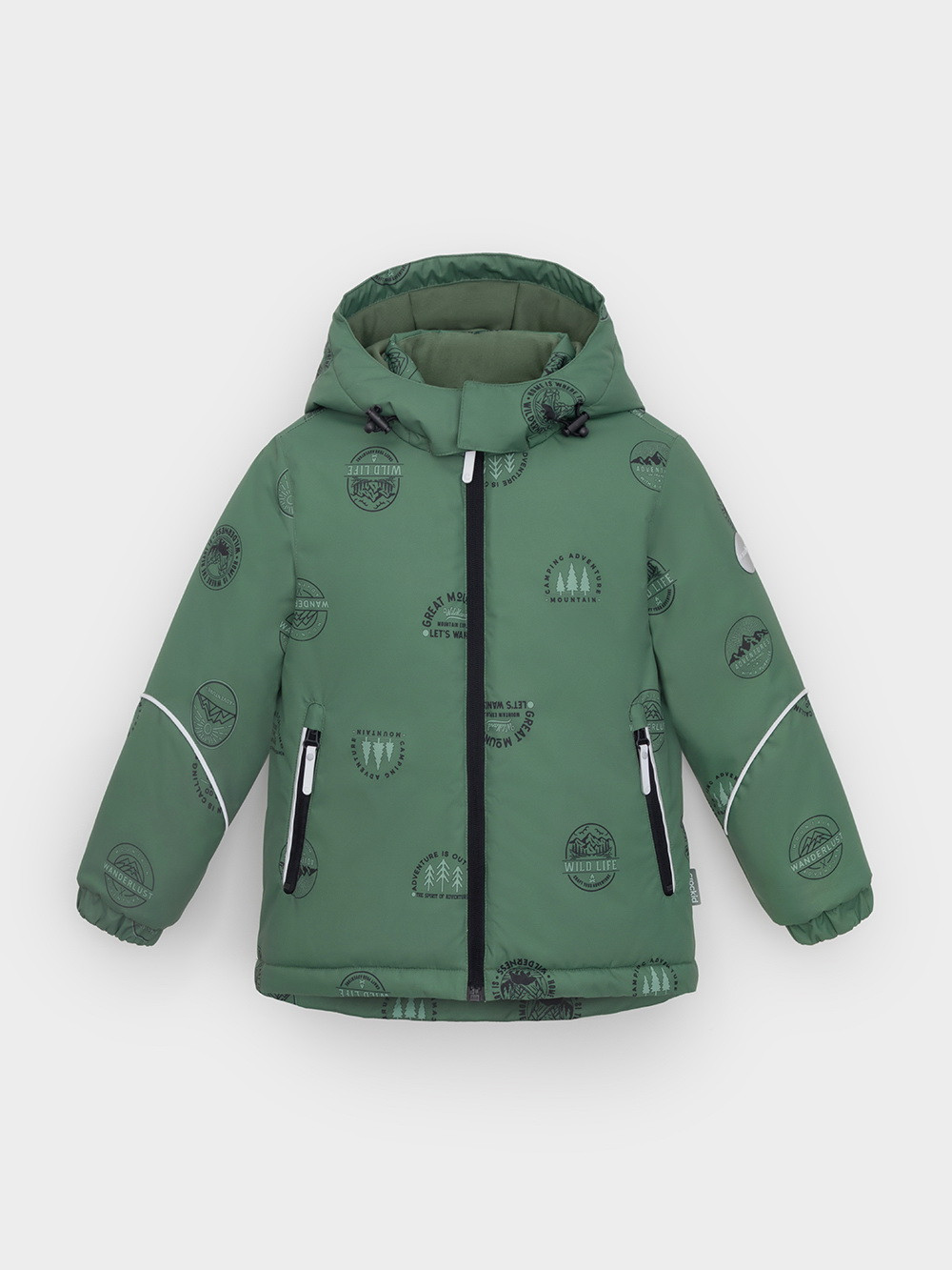 Куртки для мальчика, артикул: ВК 36090/н/4 Ал, цвет: зеленый, фото 2