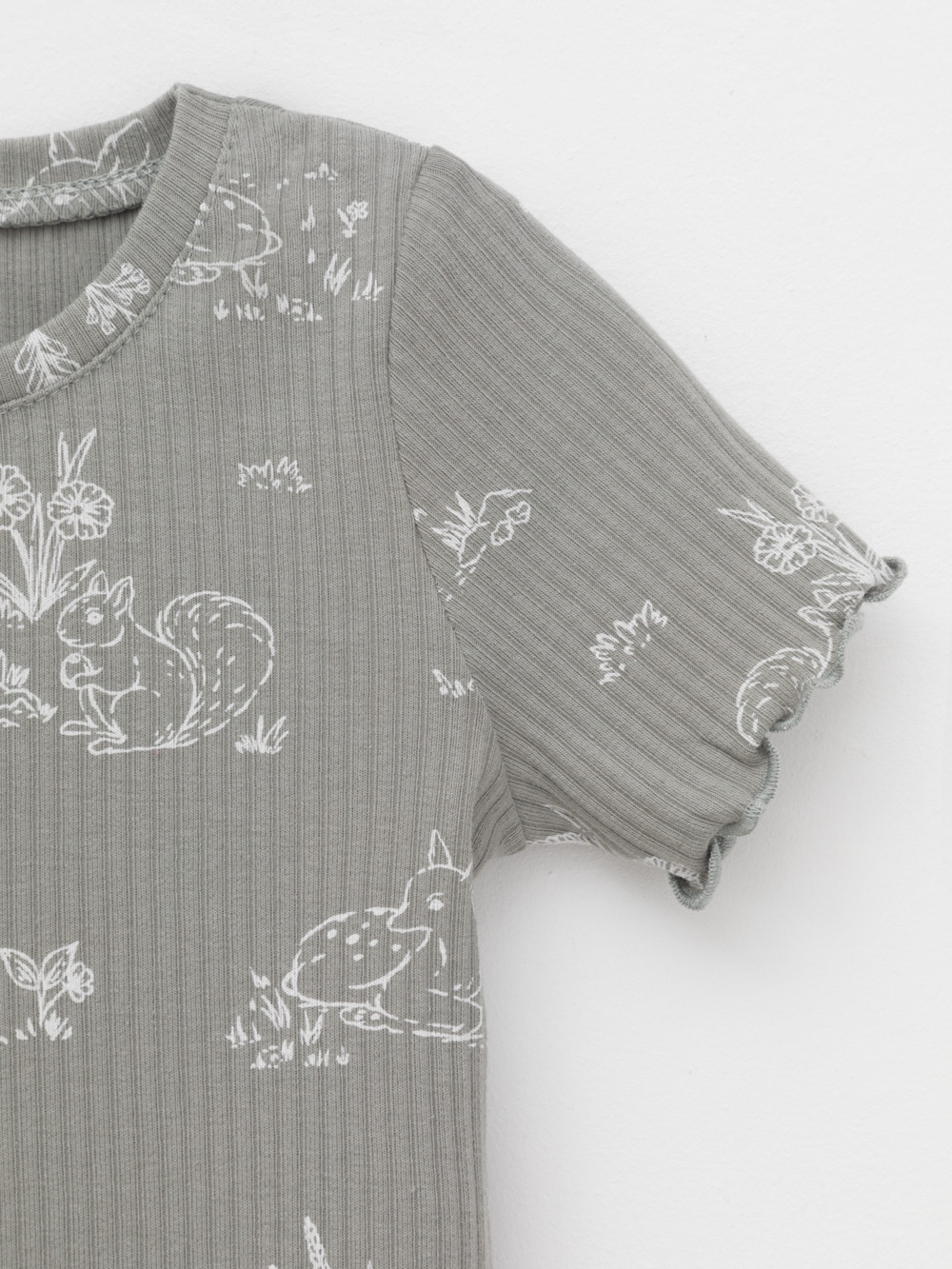 Футболка для девочки, артикул: КР 302814-1, цвет: зеленый, фото 2