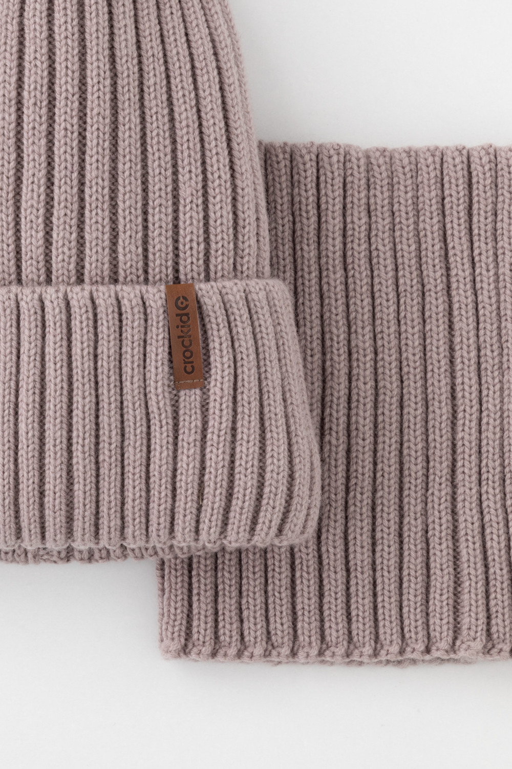 Комплект вязаный для девочки, артикул: КВ 22015/ш, цвет: розовый, фото 2