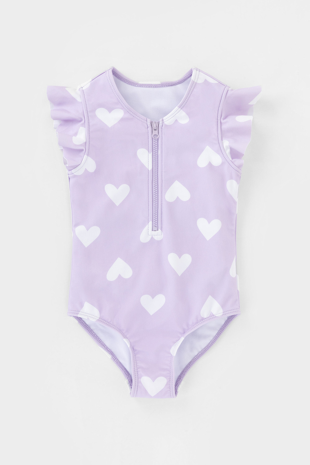 Купальник для девочки, артикул: ТК 16020/2н ФВ, цвет: фиолетовый, фото 2