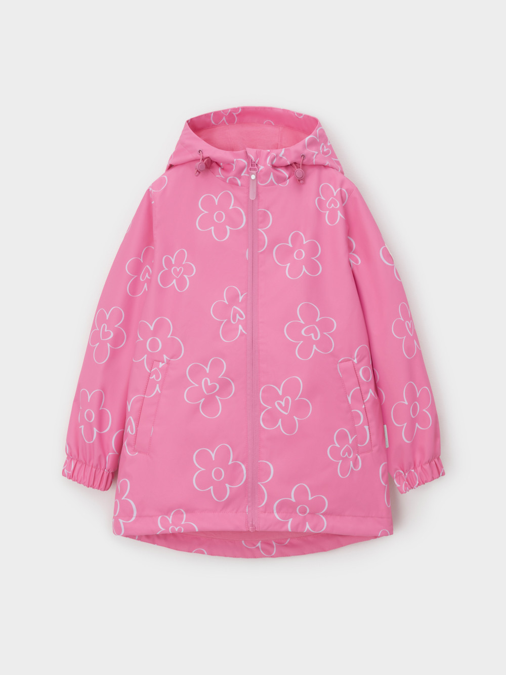 Куртка для девочки, артикул: ВК 32144/н/10 Ал, цвет: розовый, фото 2