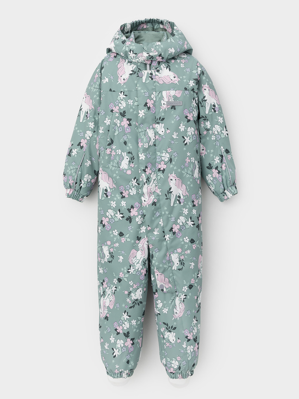 Комбинезоны утепленные для девочки, артикул: ВК 60069/н/6 УЗГ, цвет: минт, фото 2