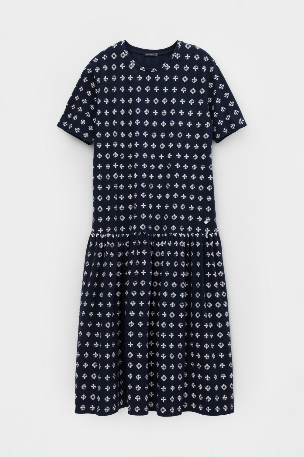 Платья женские для мам, артикул: ЕВТ 5041, цвет: темно-синий, фото 2