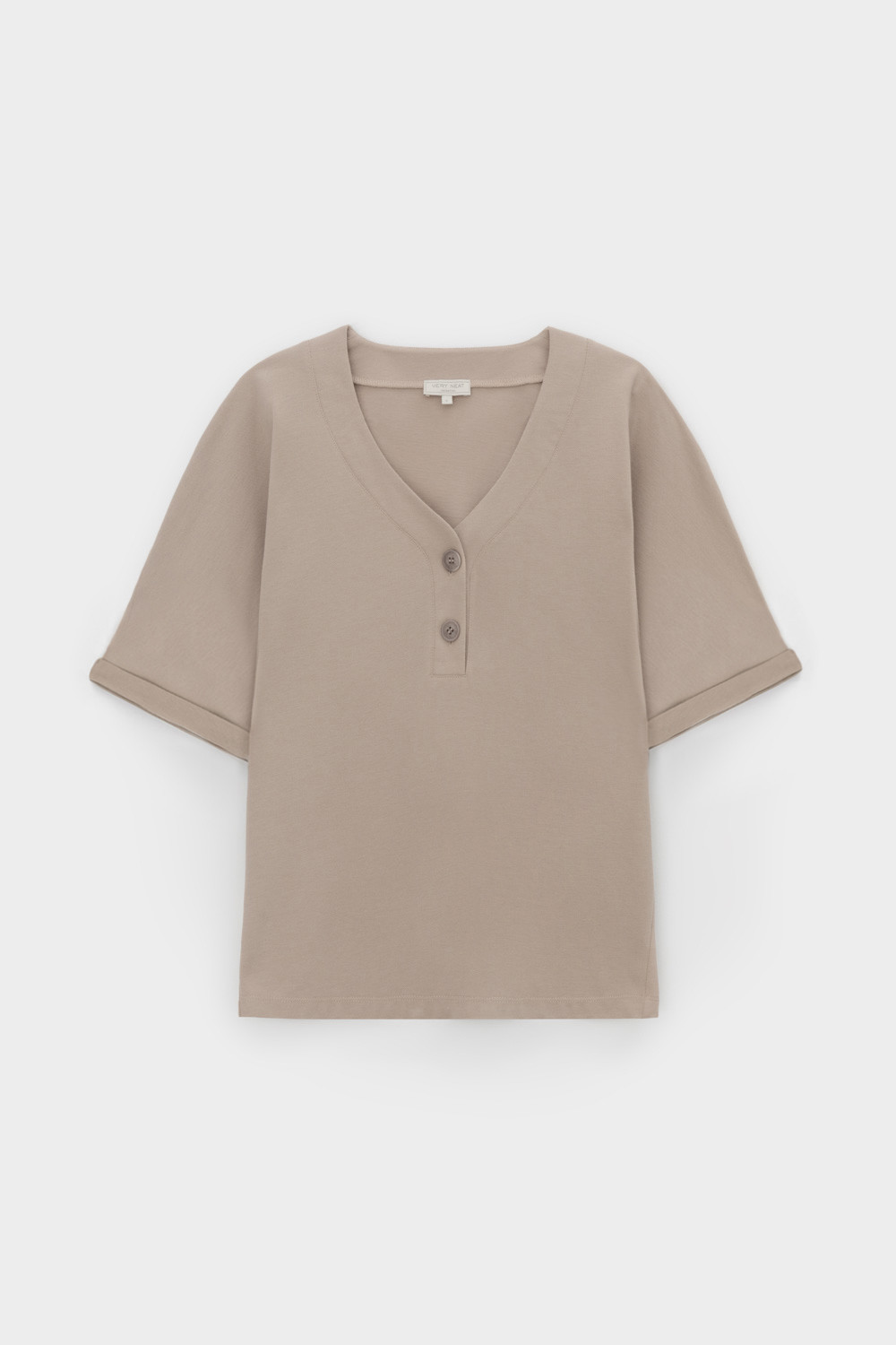 Блузы, рубашки женские для мам, артикул: ЕВТ 3290, цвет: бежевый, фото 2