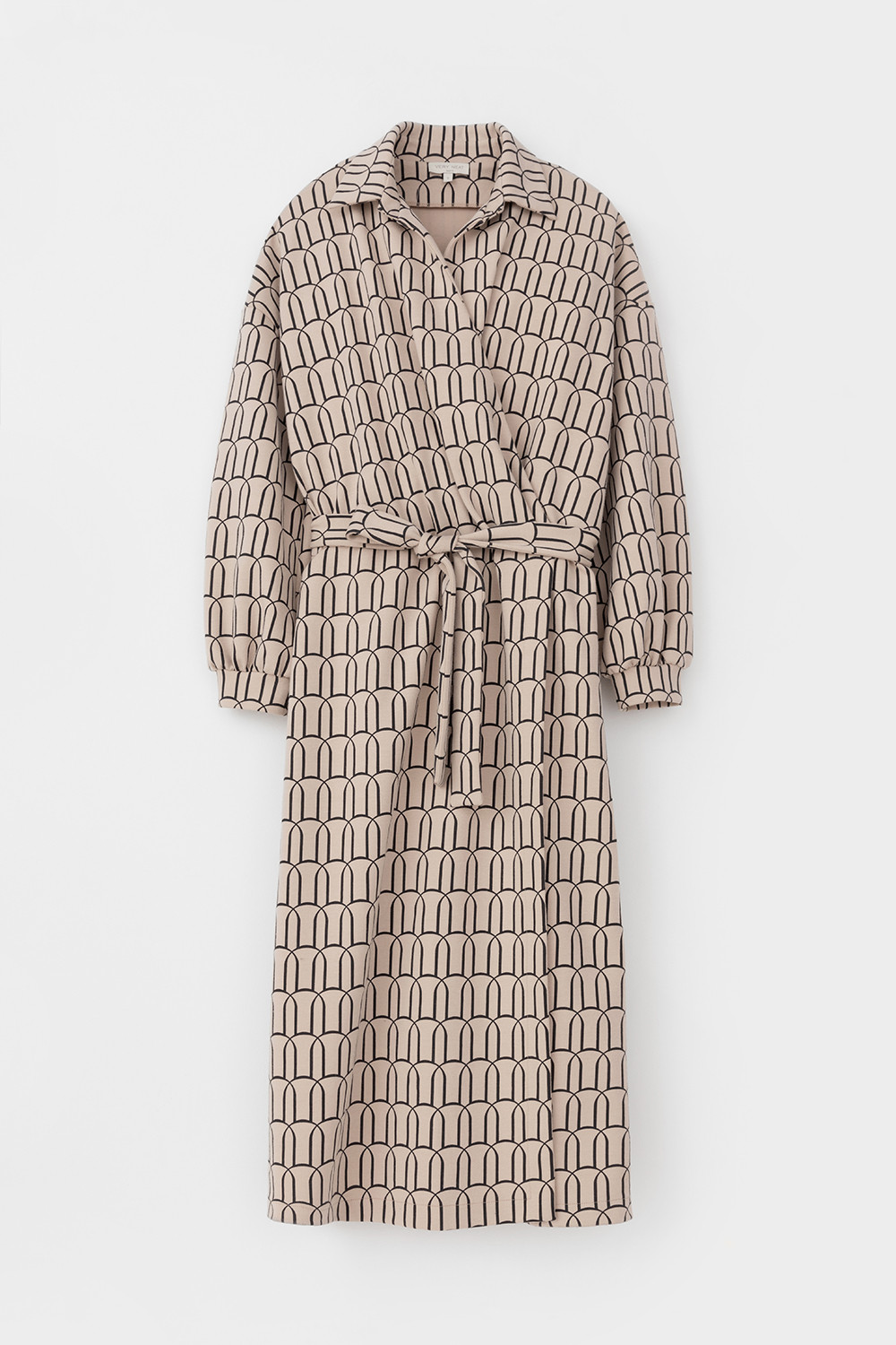 Платья женские для мам, артикул: ЕВТ 5060, цвет: бежевый, фото 2