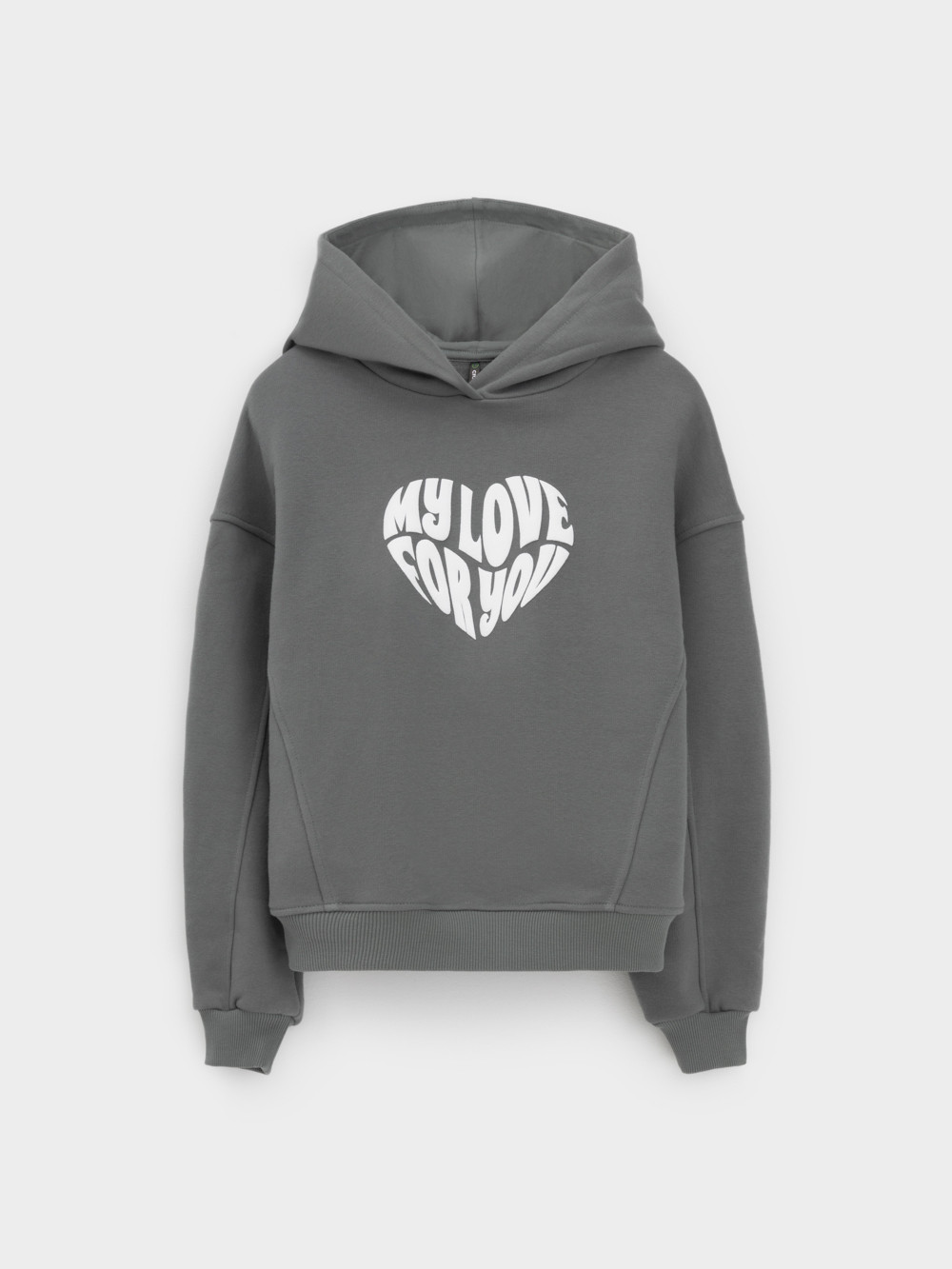 Худи для девочки, артикул: КР 302815, цвет: зеленый, фото 2