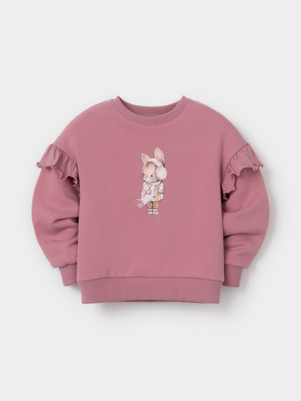 Свитшоты для девочки, артикул: КР 302876, цвет: розовый, фото 2