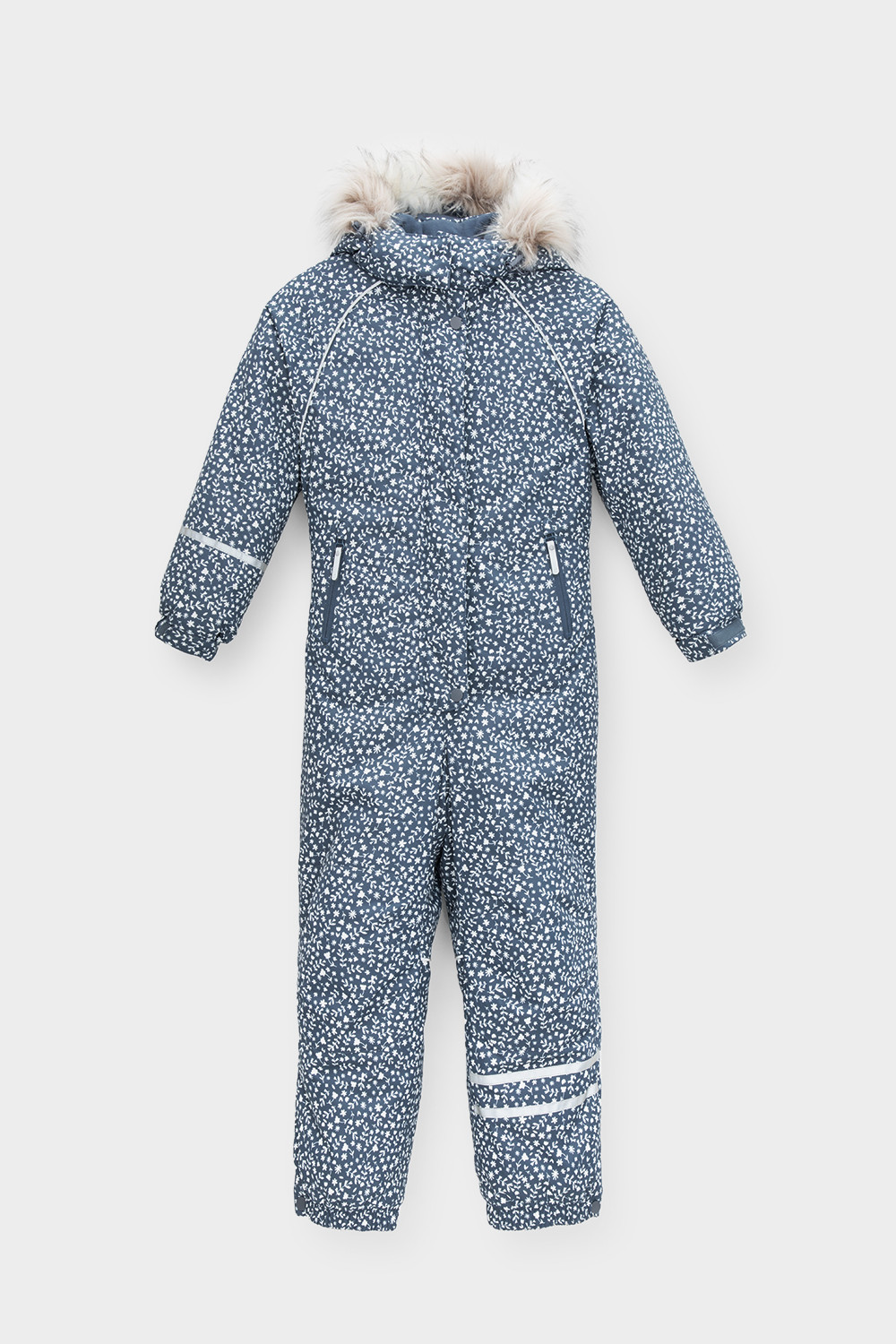 Комбинезоны утепленные для девочки, артикул: ВК 60097/н/2 ГР, цвет: серый, фото 2