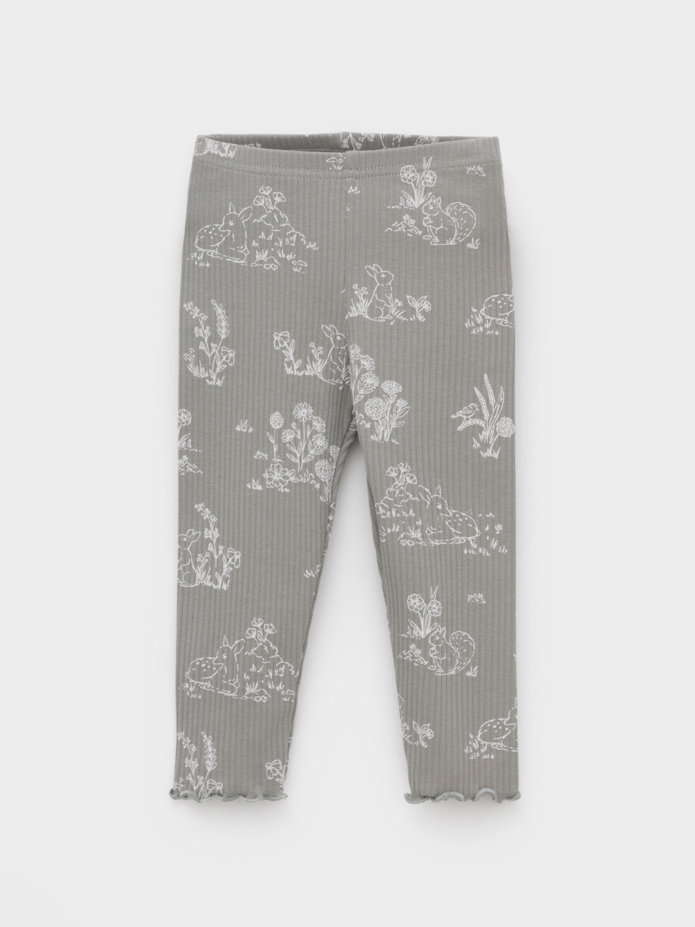 Лосины для девочки, артикул: КР 400845, цвет: зеленый, фото 2