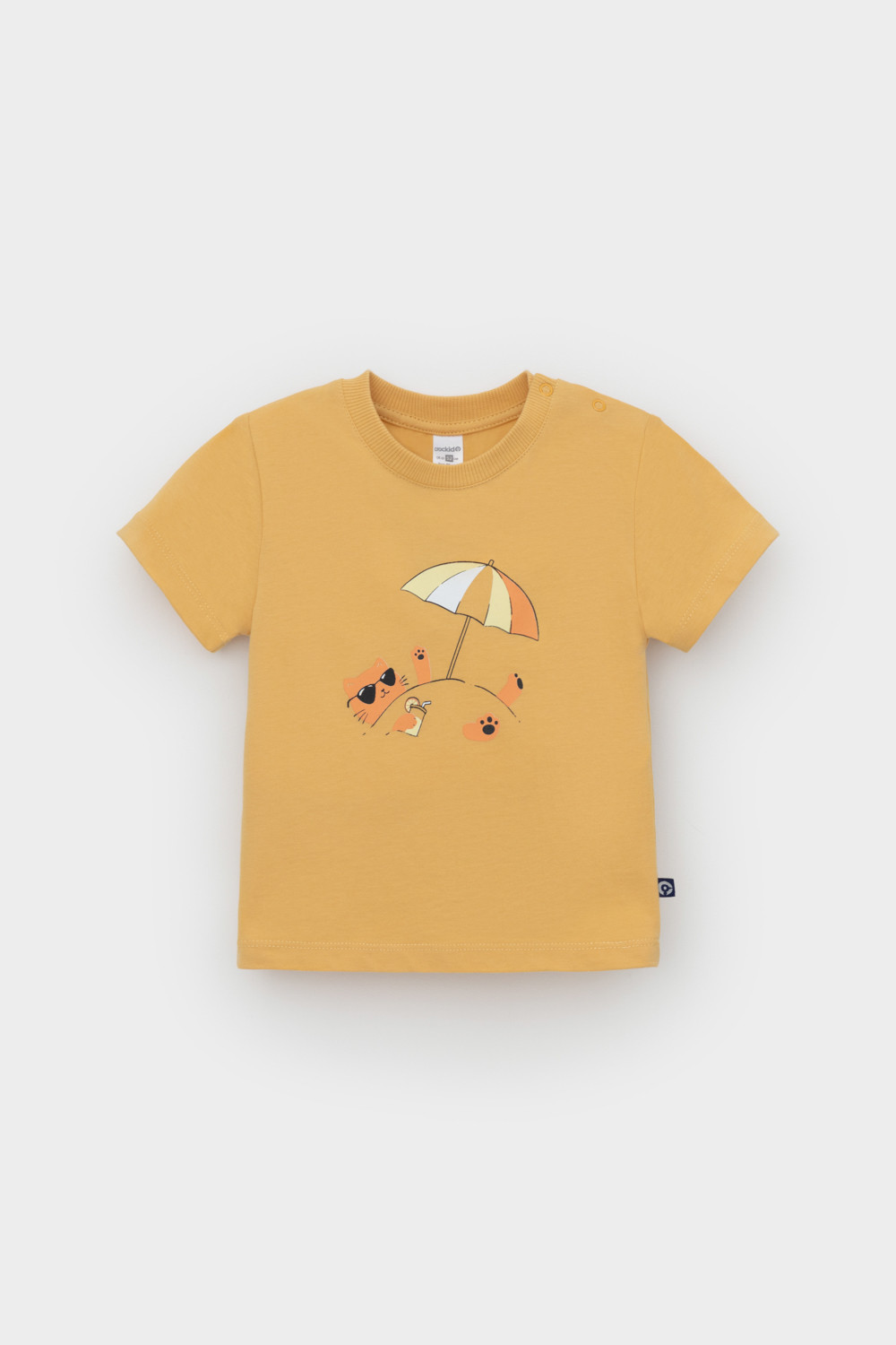 Футболка для мальчика, артикул: КР 302749, цвет: желтый, фото 2