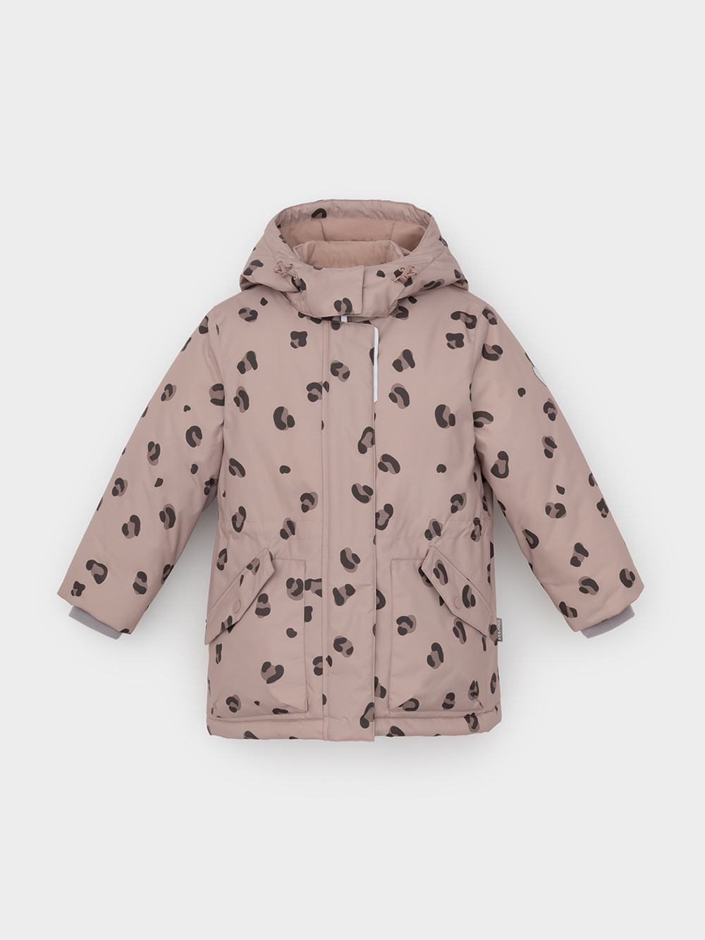 Куртка для девочки, артикул: ВК 38120/н/2 ГР, цвет: кофейный, фото 2