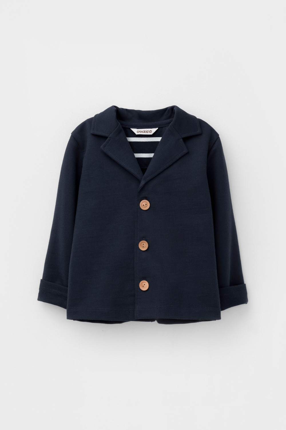 Жакет для мальчика, артикул: КР 302021, цвет: темно-синий, фото 2