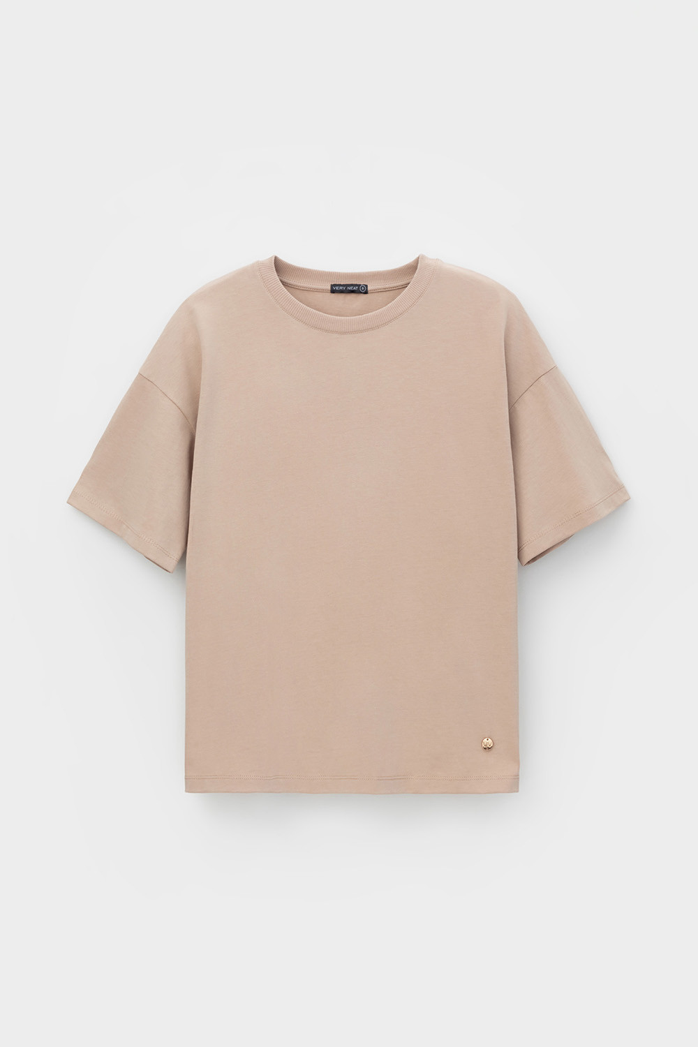 Футболки женские для мам, артикул: ЕВТ 3189, цвет: бежевый, фото 2