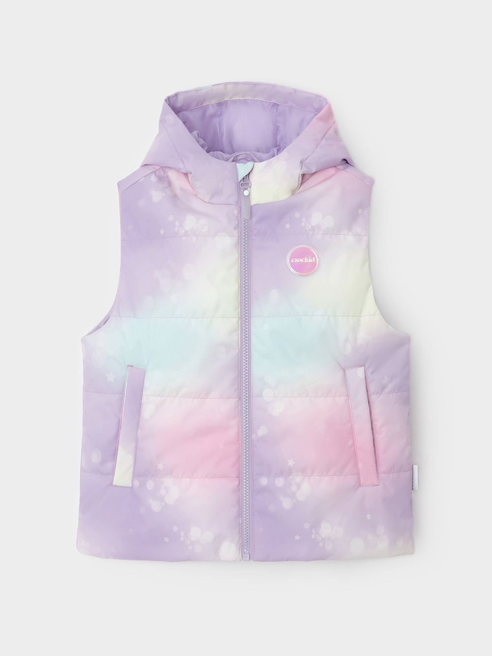 Жилет для девочки, артикул: ВК 35019/н/1 ГР (128-152), цвет: мульти, фото 2
