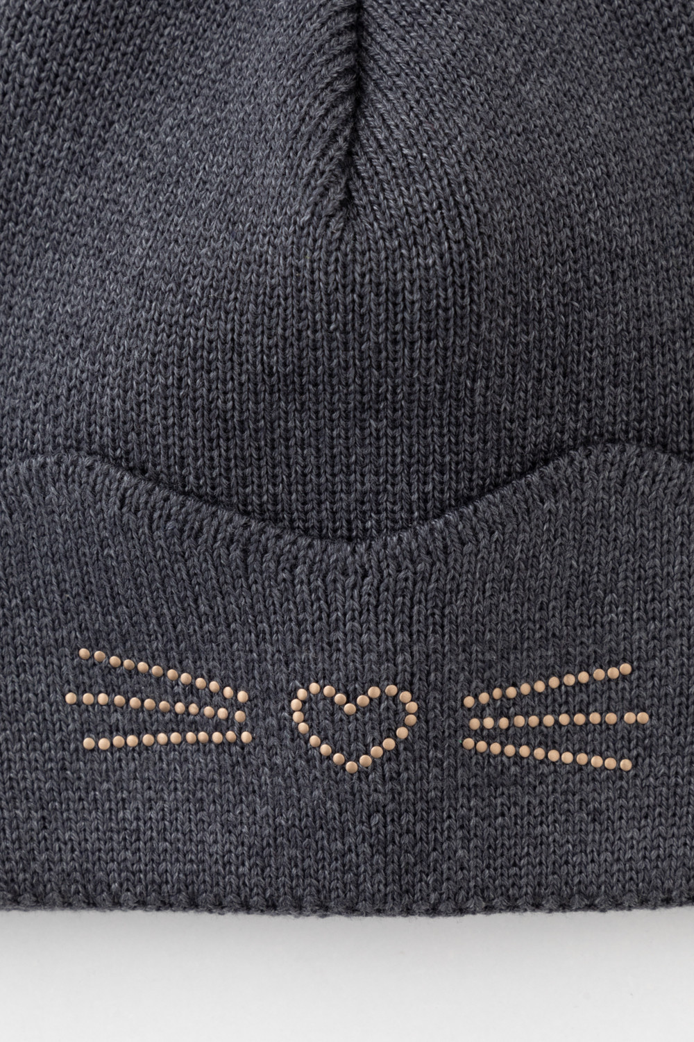 Шапка для девочки, артикул: КВ 20379, цвет: темно-серый, фото 2