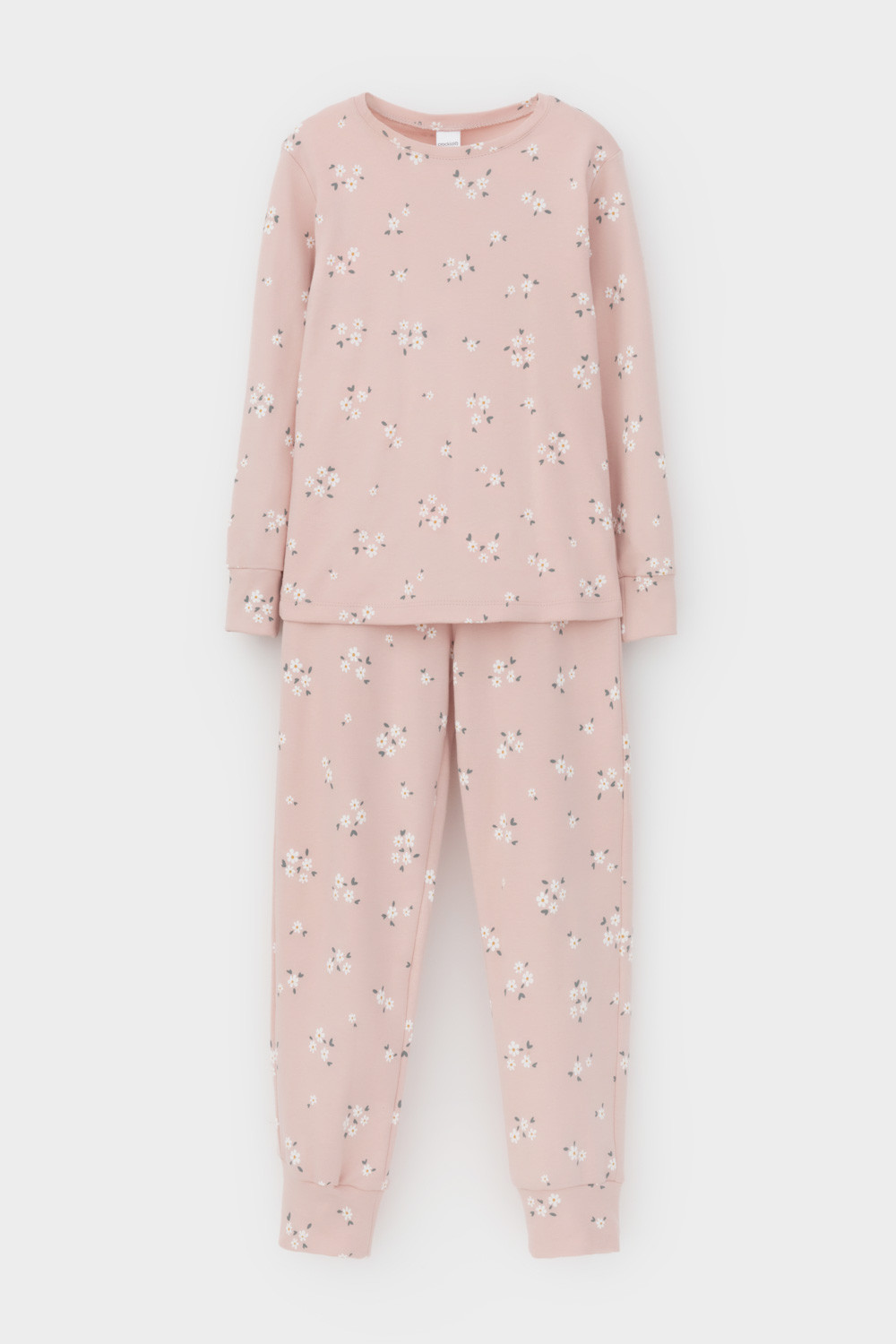 Пижама для девочки, артикул: К 1552, цвет: розовый, фото 2