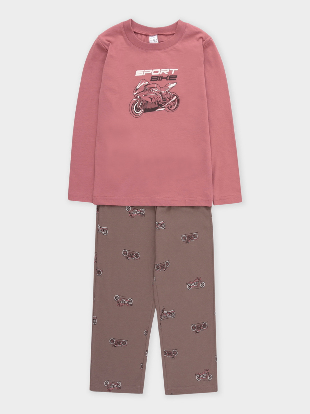 Пижама для мальчика, артикул: К 1600, цвет: коричневый, фото 2