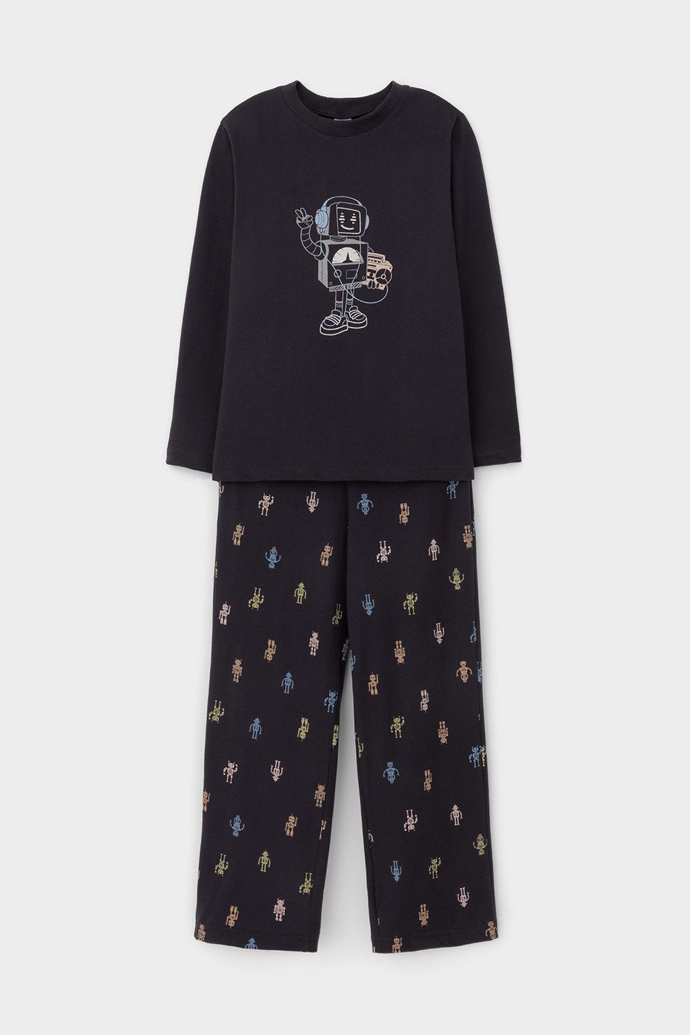 Пижама для мальчика, артикул: К 1600, цвет: темно-серый, фото 2