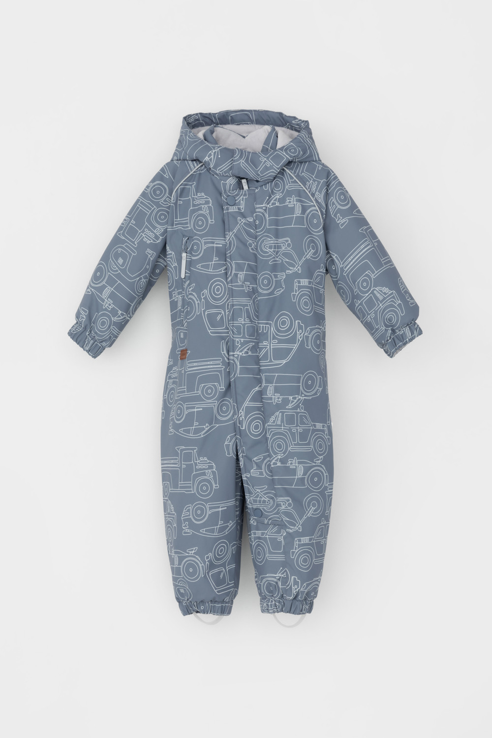 Комбинезоны утепленные для мальчика, артикул: ВК 60085/н/38 Ал, цвет: темно-серый, фото 2