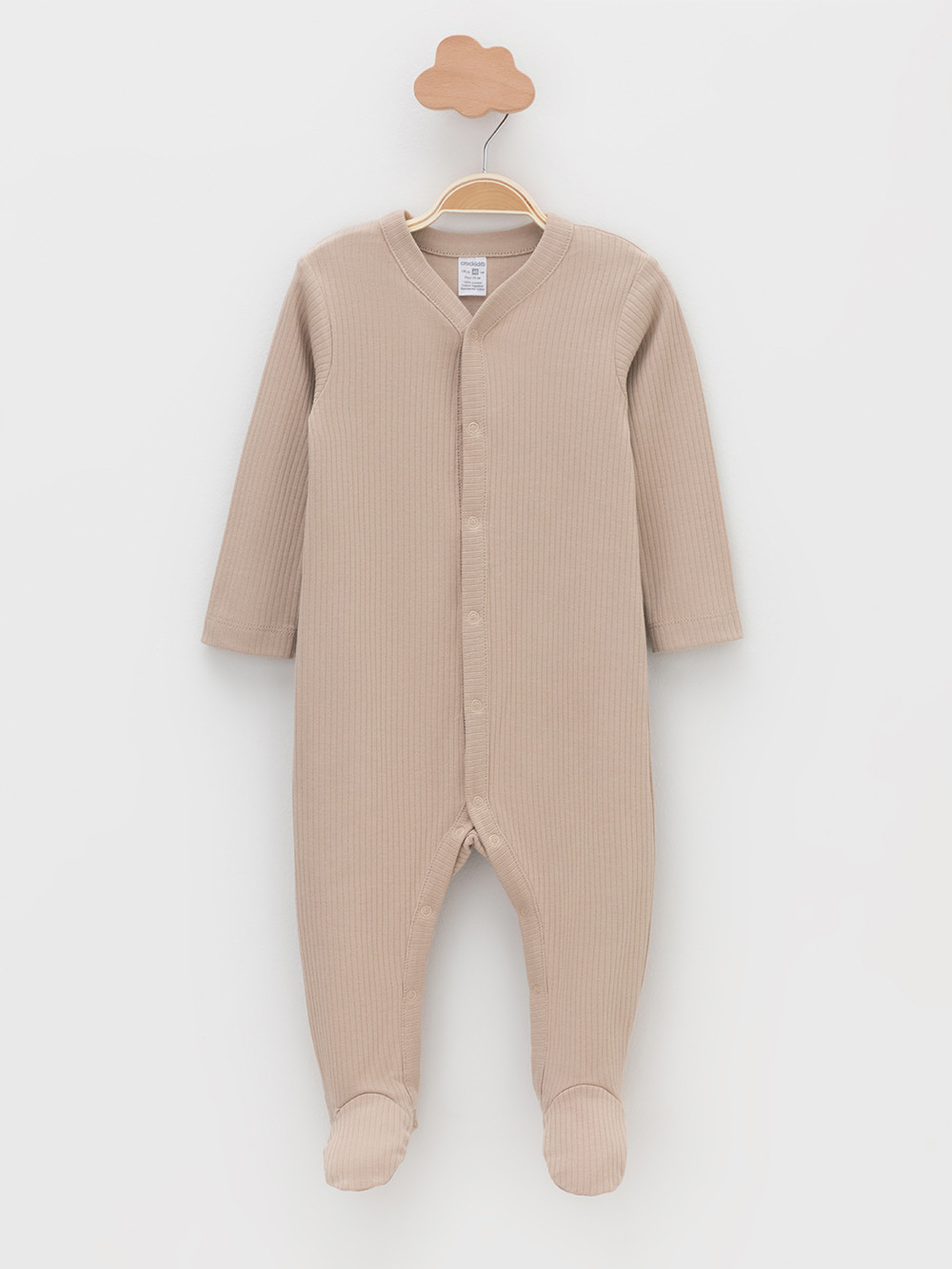 Комбинезон для новорожденных, артикул: К 6523-2уп, цвет: сахар, фото 2