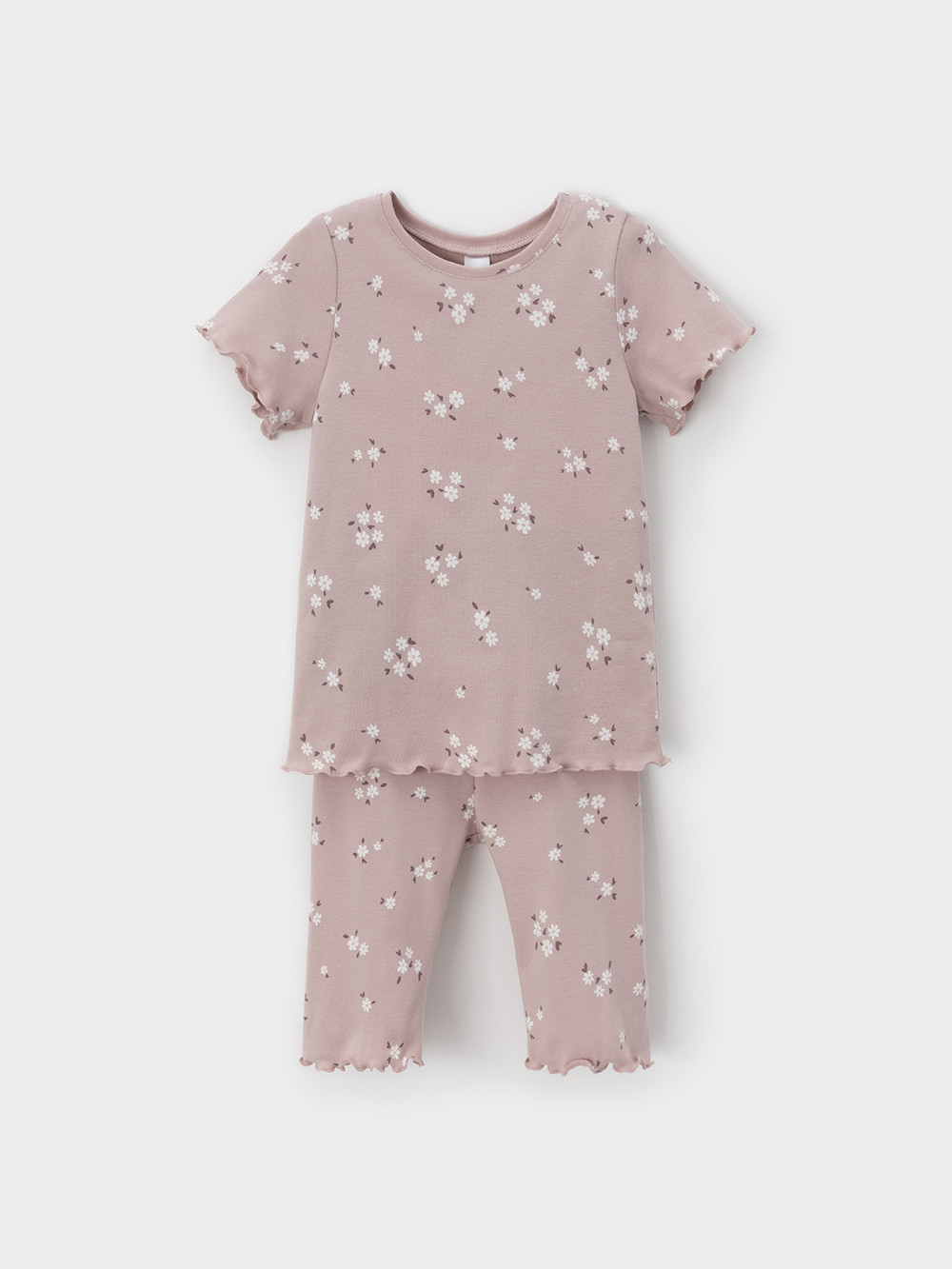 Пижама для девочки, артикул: К 1632, цвет: коричневый, фото 2