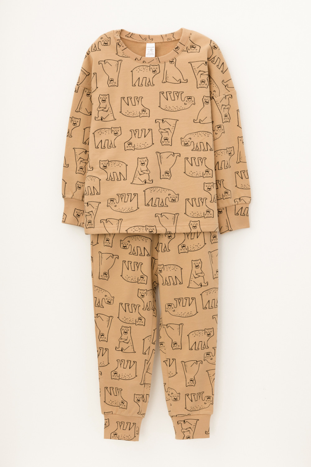 Пижама для мальчика, артикул: К 1587/24, цвет: коричневый, фото 2