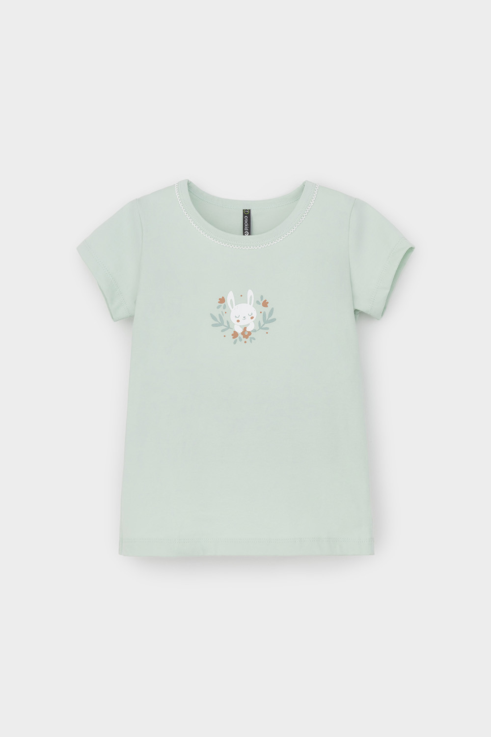 Пижама для девочки, артикул: К 1610/25, цвет: голубой, фото 2