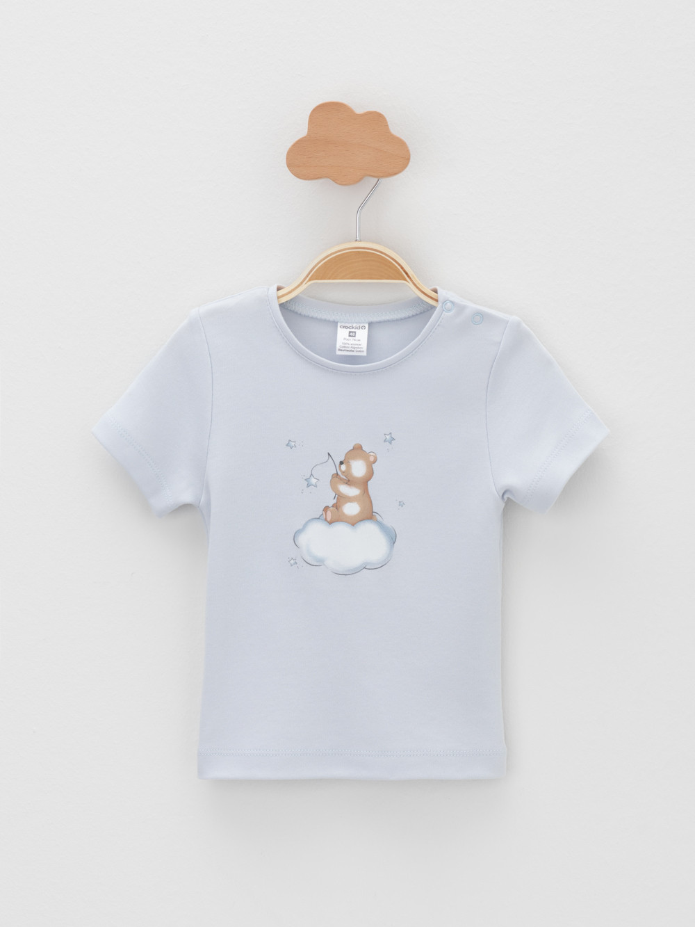 Футболка для новорожденных, артикул: К 301156-2уп, цвет: светло-серый5, фото 2