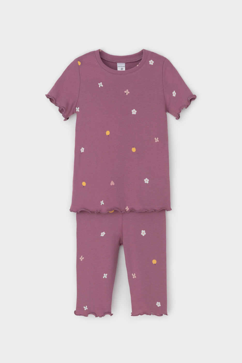 Пижама для девочки, артикул: К 1632, цвет: фиолетовый, фото 2