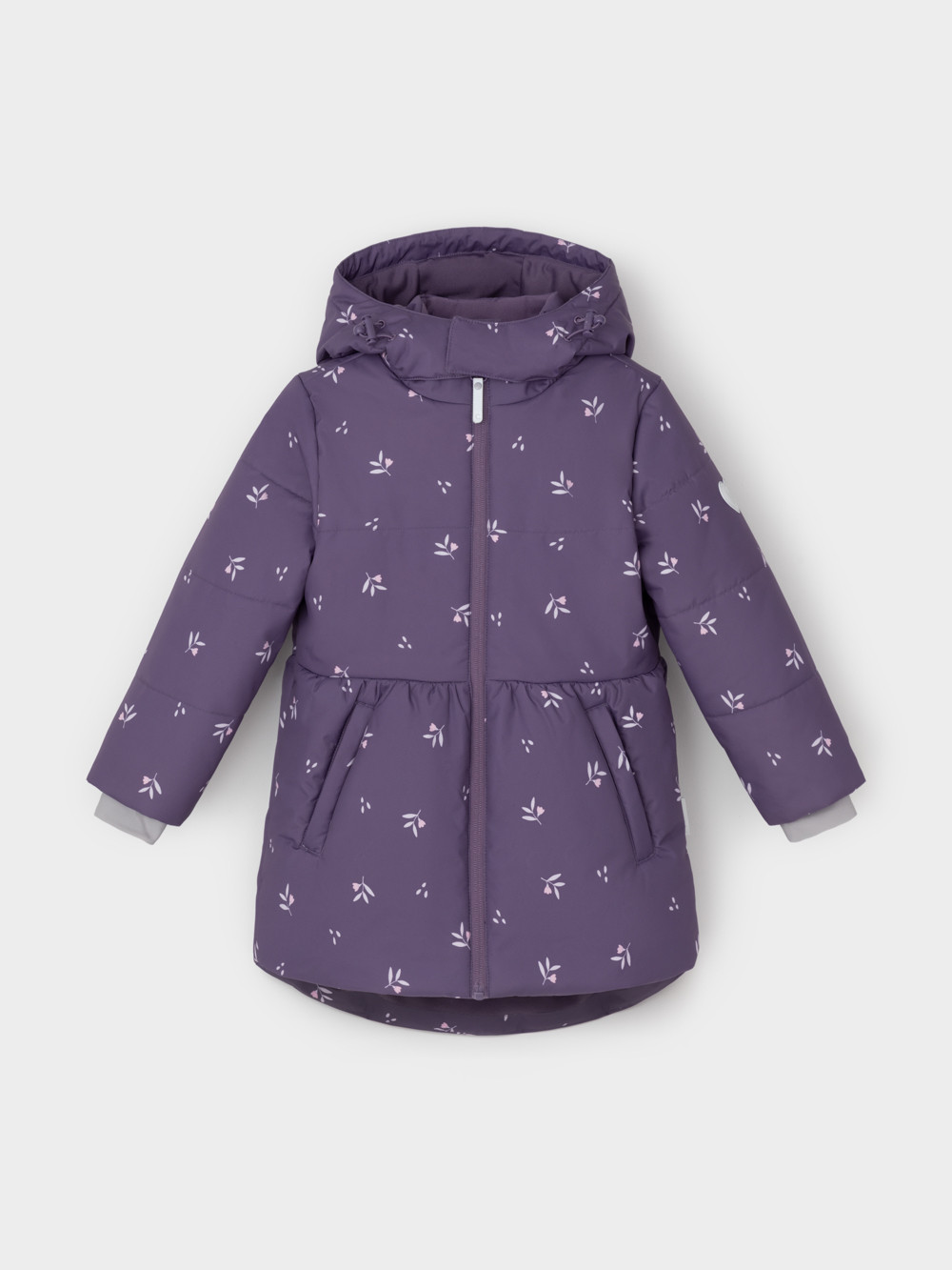 Куртка для девочки, артикул: ВК 38119/н/1 ГР, цвет: фиолетовый, фото 2