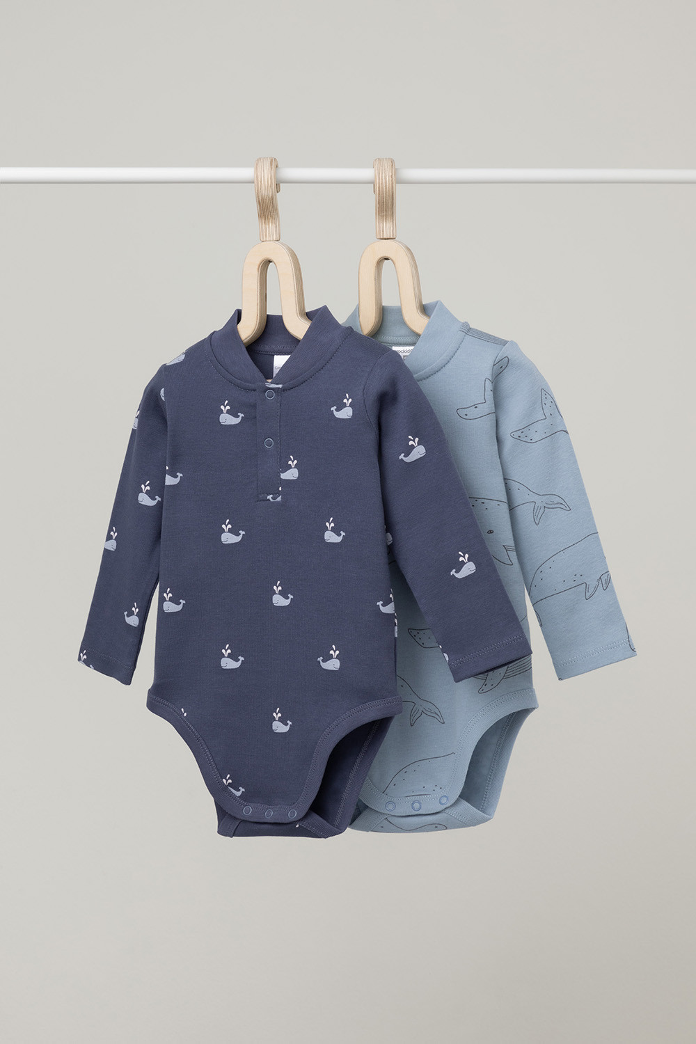 Боди для новорожденных, артикул: К 6542-2уп, цвет: синий, фото 2