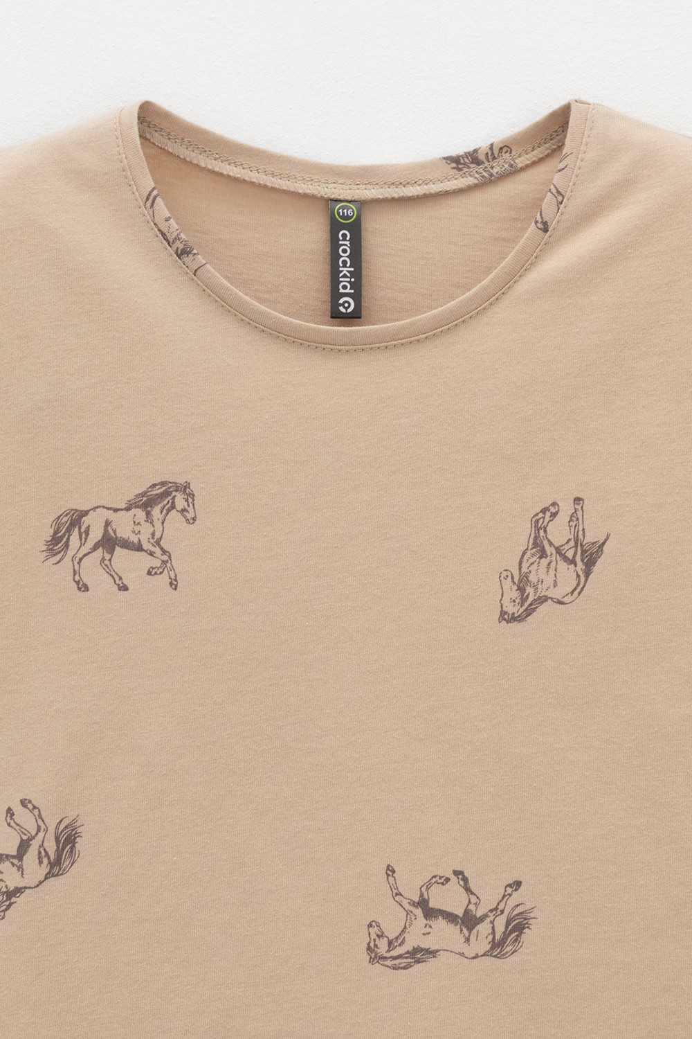 Футболка для девочки, артикул: КР 302664-1, цвет: бежевый, фото 2