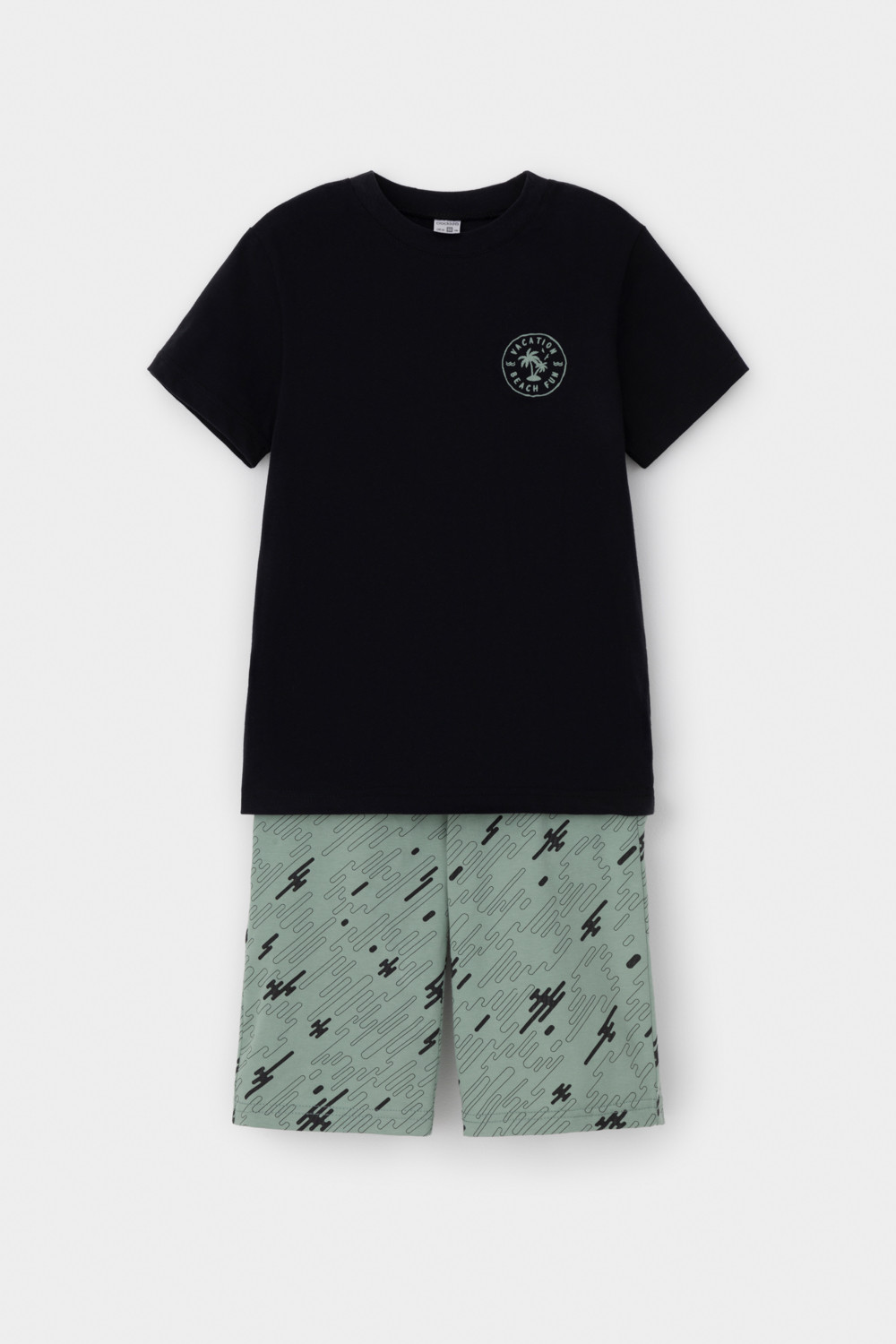 Пижама для мальчика, артикул: К 1528, цвет: черный3, фото 2