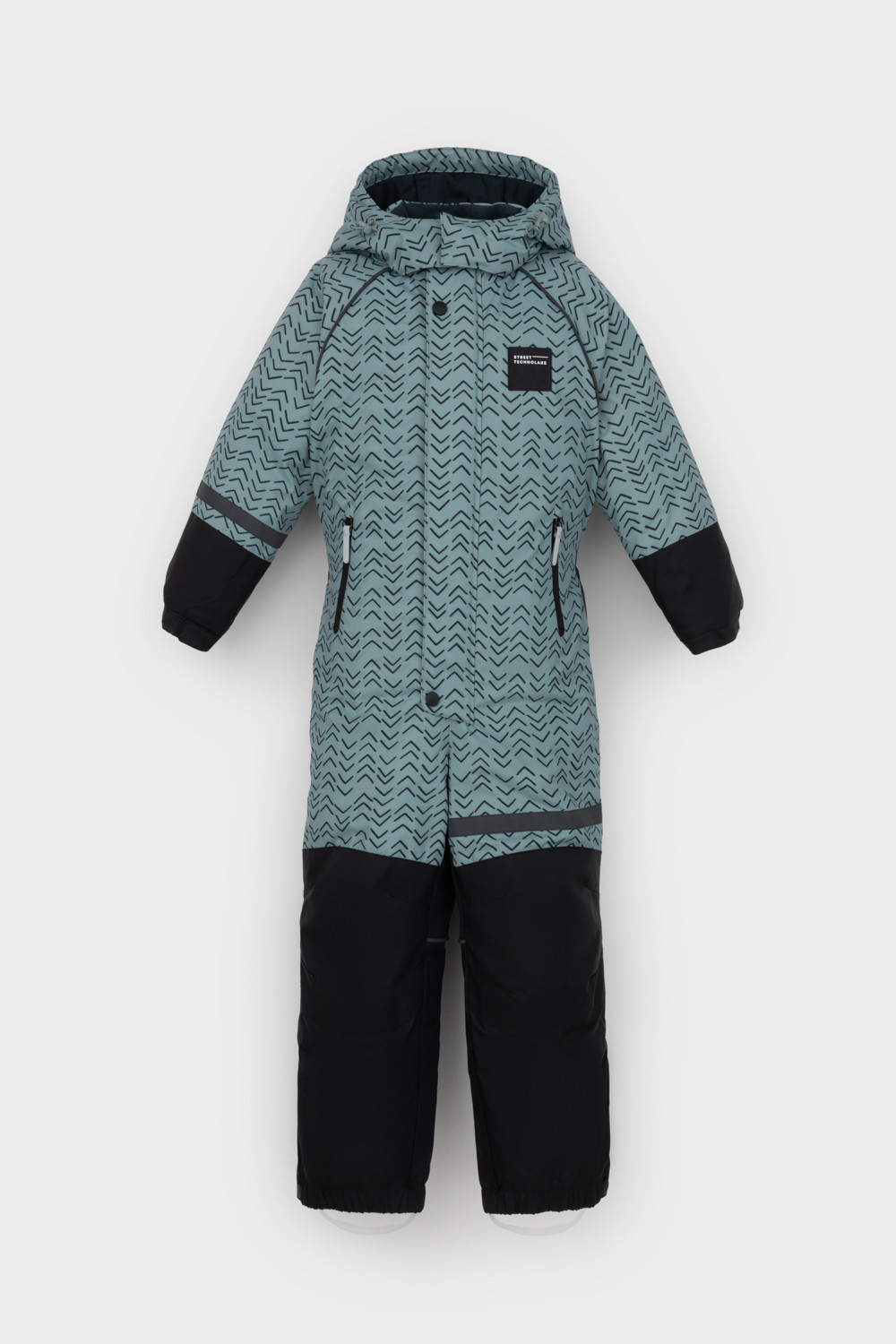 Комбинезоны утепленные для мальчика, артикул: ВК 60100/н/6 ГР, цвет: зеленый, фото 2