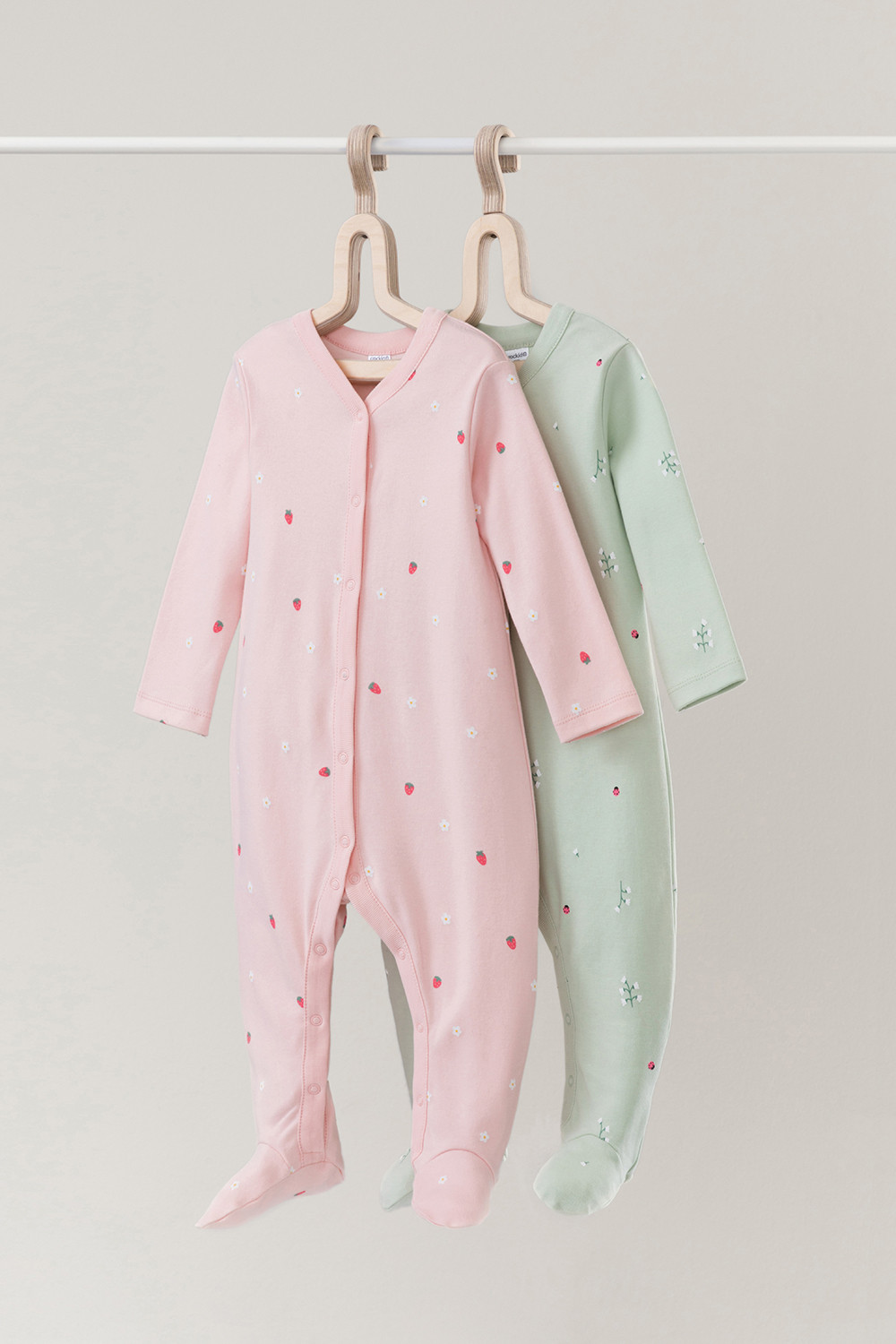 Комбинезон для новорожденных, артикул: К 6025-2уп, цвет: зеленый, фото 2