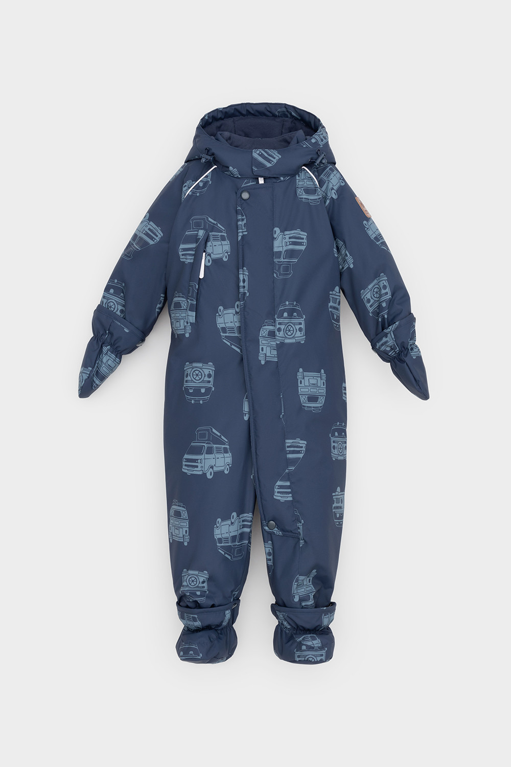 Комбинезоны утепленные для мальчика, артикул: ВК 60032/н/37 Ал, цвет: темно-синий, фото 2