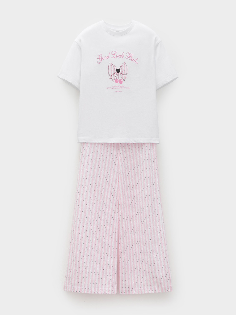 Пижама для девочки, артикул: МП 1666, цвет: белый, фото 2