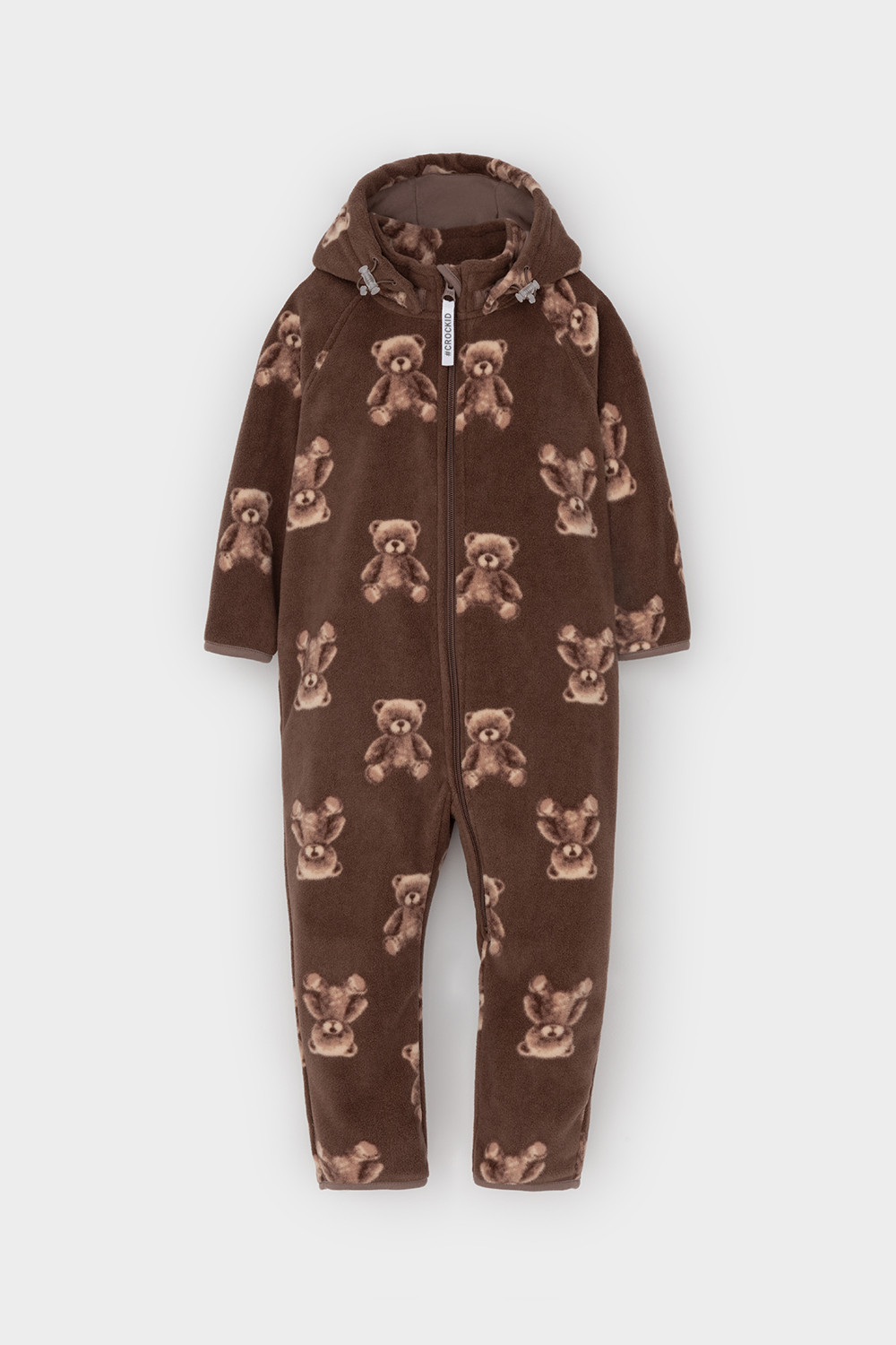 Комбинезон для девочки, артикул: ФЛ 60000, цвет: кофейный, фото 2