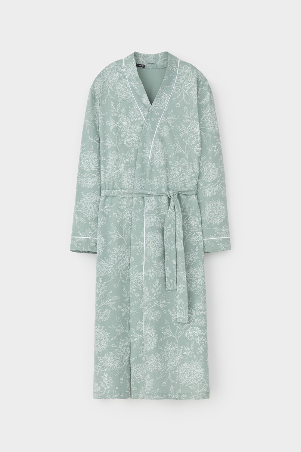 Халаты женские для мам, артикул: Е 50005/24, цвет: голубой, фото 2