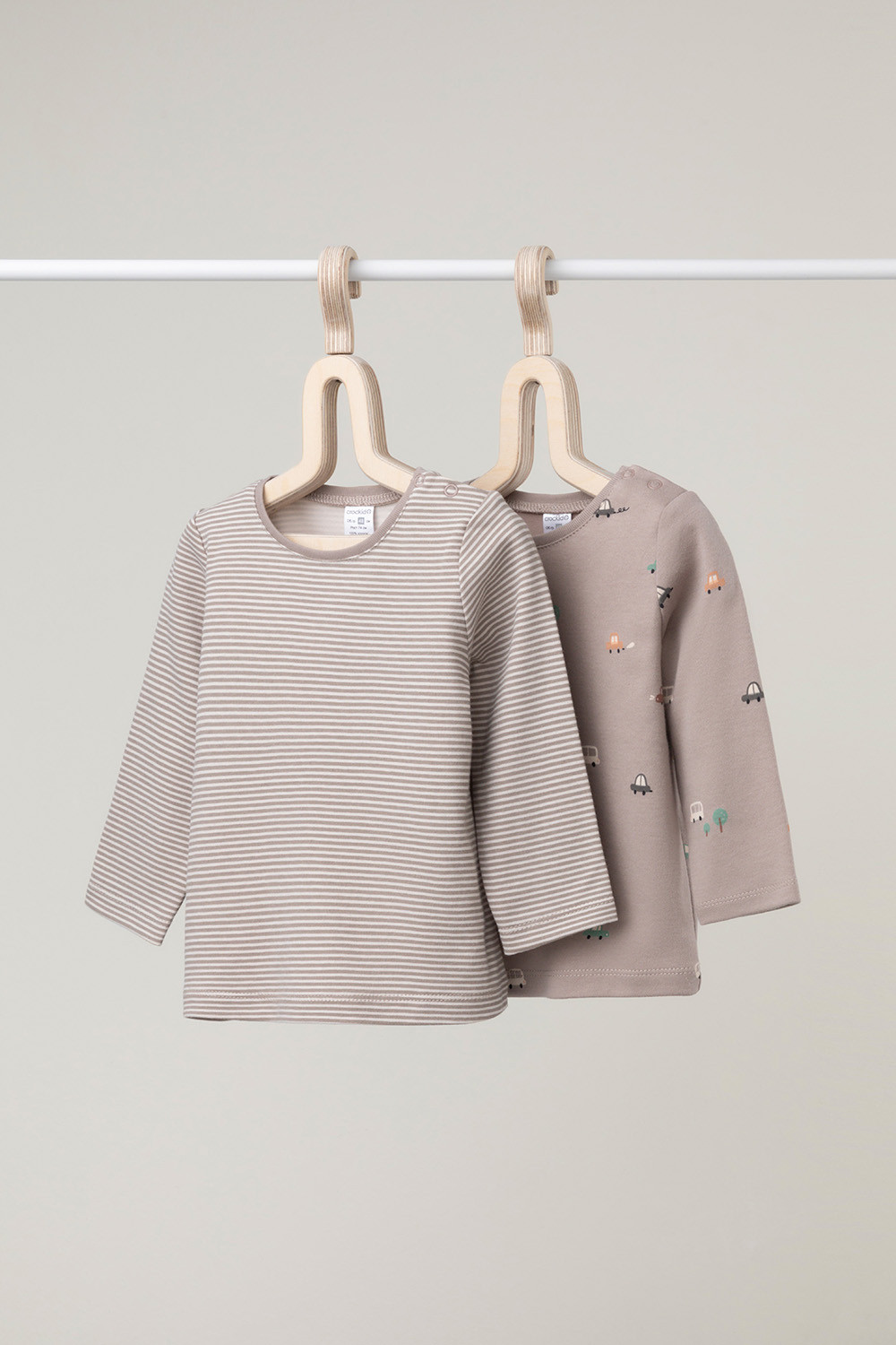 Джемпер для новорожденных, артикул: К 301944-2уп, цвет: коричневый, фото 2