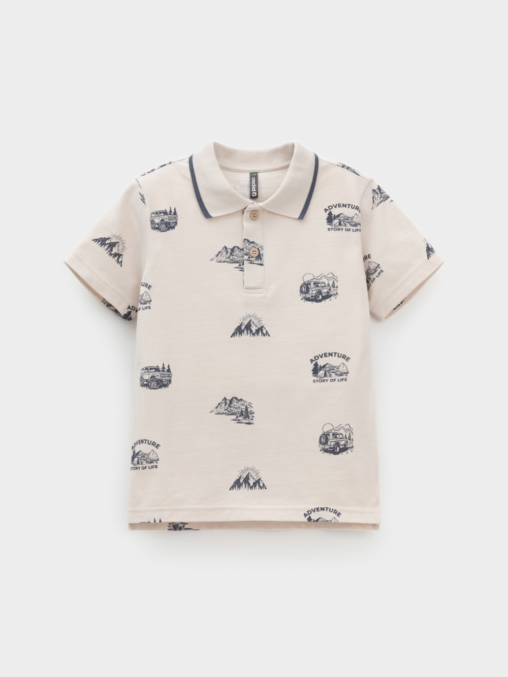 Футболка для мальчика, артикул: КР 302416, цвет: бежевый, фото 2