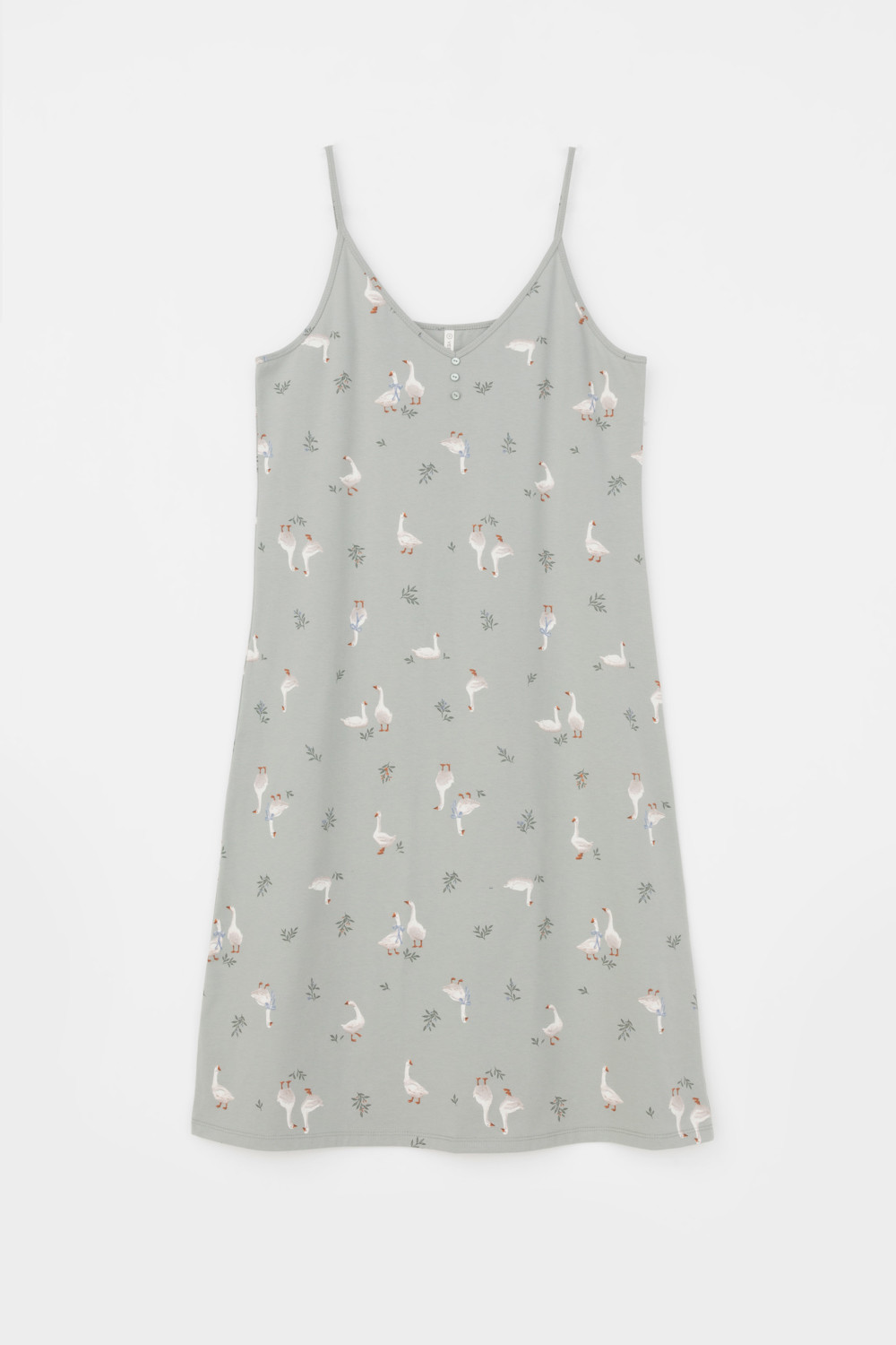 Сорочки ночные женские для мам, артикул: Е 10002, цвет: зеленый, фото 2